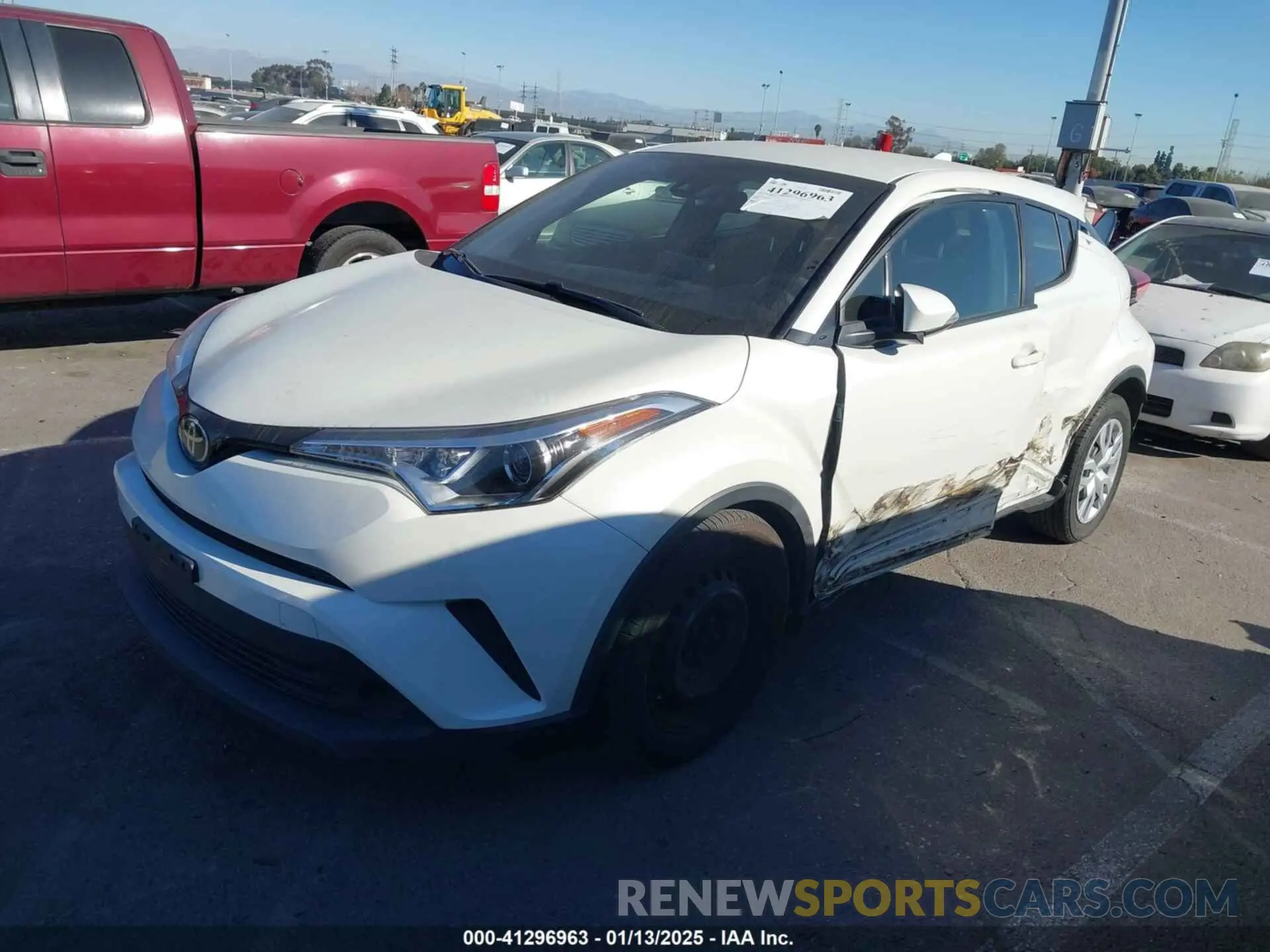 2 Photograph of a damaged car JTNKHMBX4K1058916 TOYOTA C-HR 2019