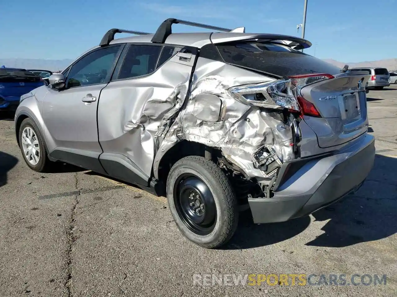 2 Photograph of a damaged car JTNKHMBX4K1059564 TOYOTA C-HR 2019