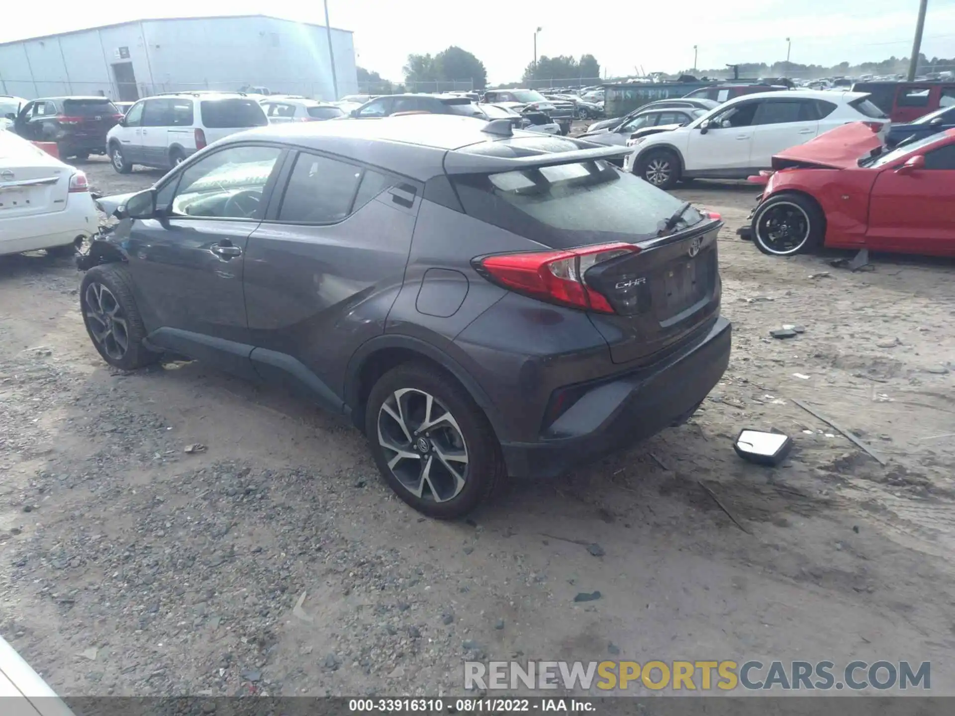 3 Photograph of a damaged car JTNKHMBX4K1060505 TOYOTA C-HR 2019