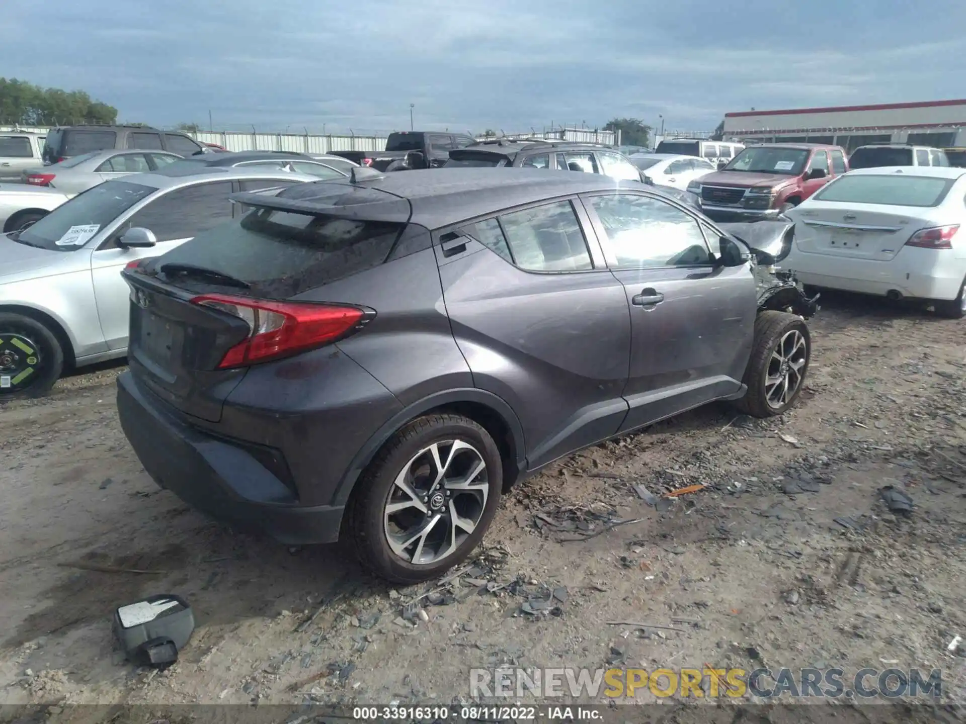 4 Photograph of a damaged car JTNKHMBX4K1060505 TOYOTA C-HR 2019