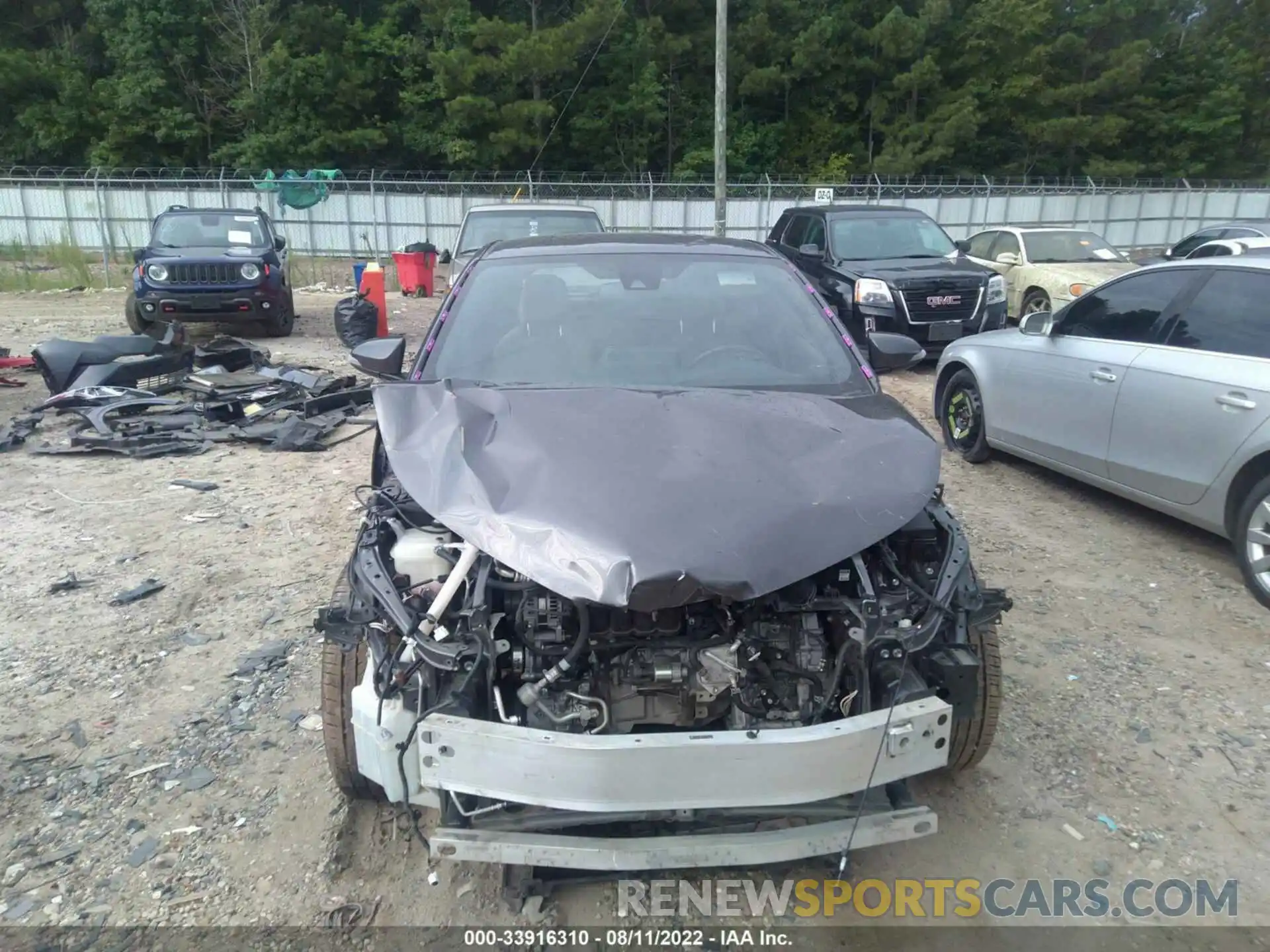 6 Photograph of a damaged car JTNKHMBX4K1060505 TOYOTA C-HR 2019