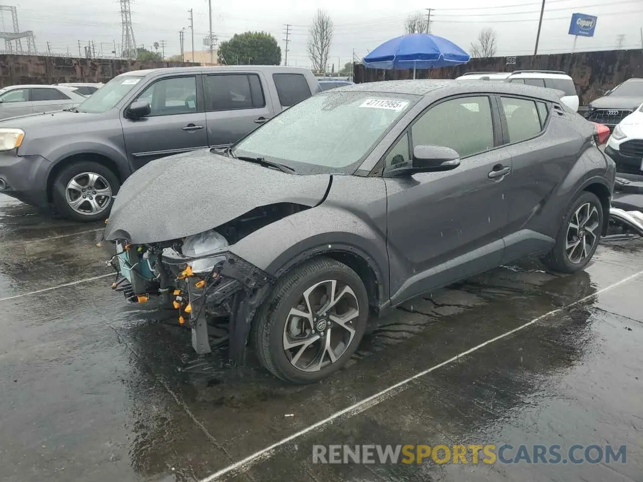1 Photograph of a damaged car JTNKHMBX4K1061119 TOYOTA C-HR 2019