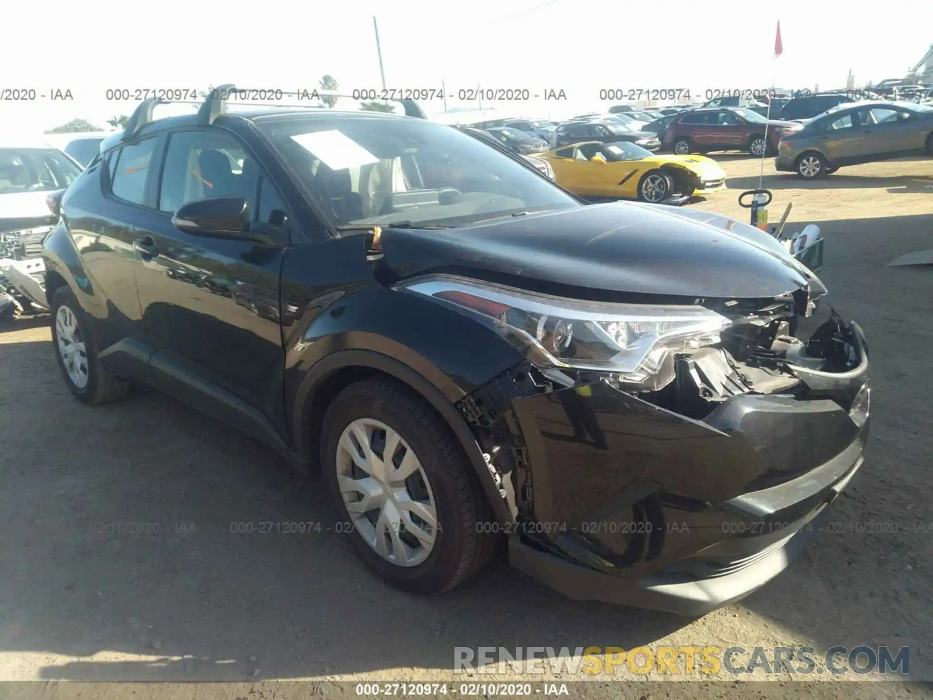 1 Photograph of a damaged car JTNKHMBX5K1013175 TOYOTA C-HR 2019