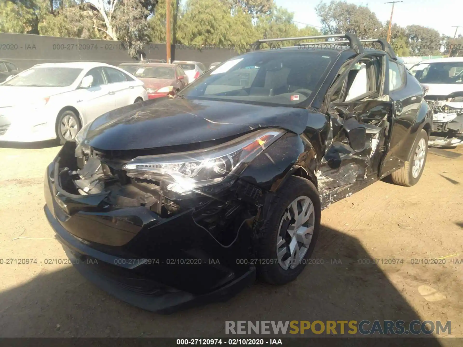 2 Photograph of a damaged car JTNKHMBX5K1013175 TOYOTA C-HR 2019