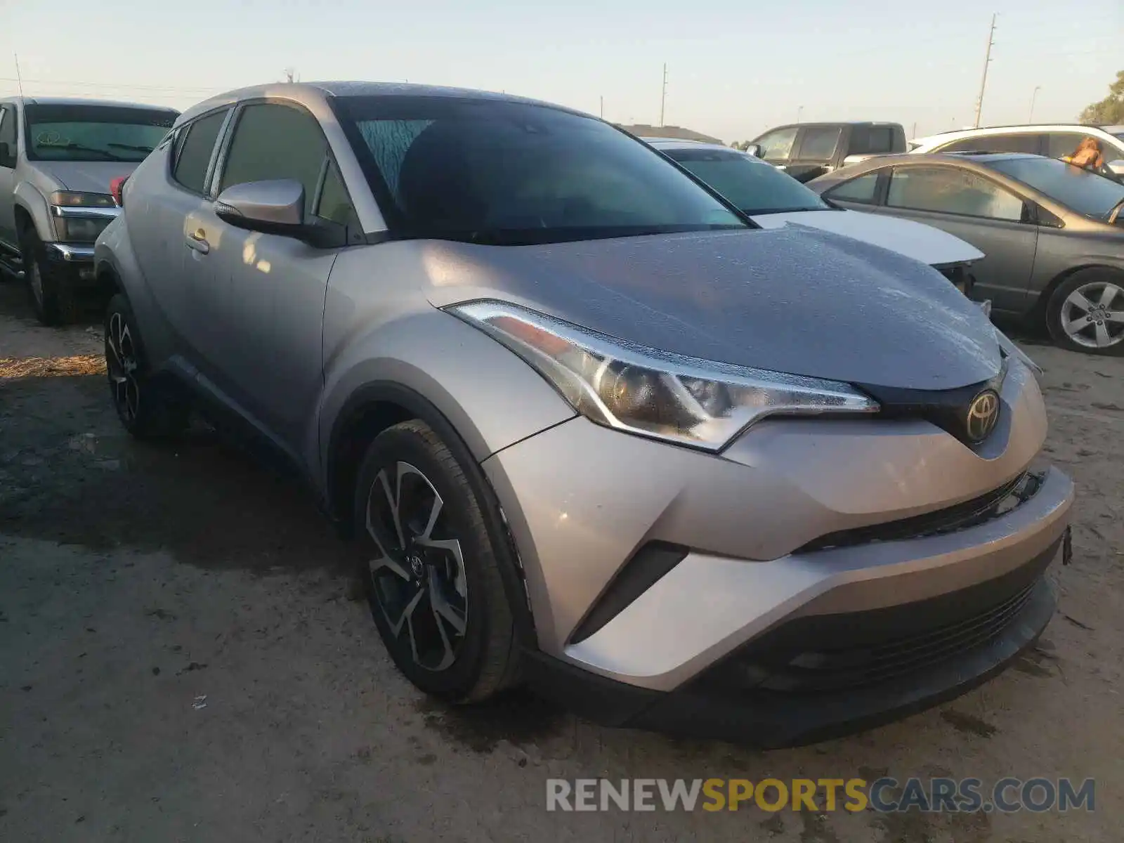 1 Photograph of a damaged car JTNKHMBX5K1013743 TOYOTA C-HR 2019