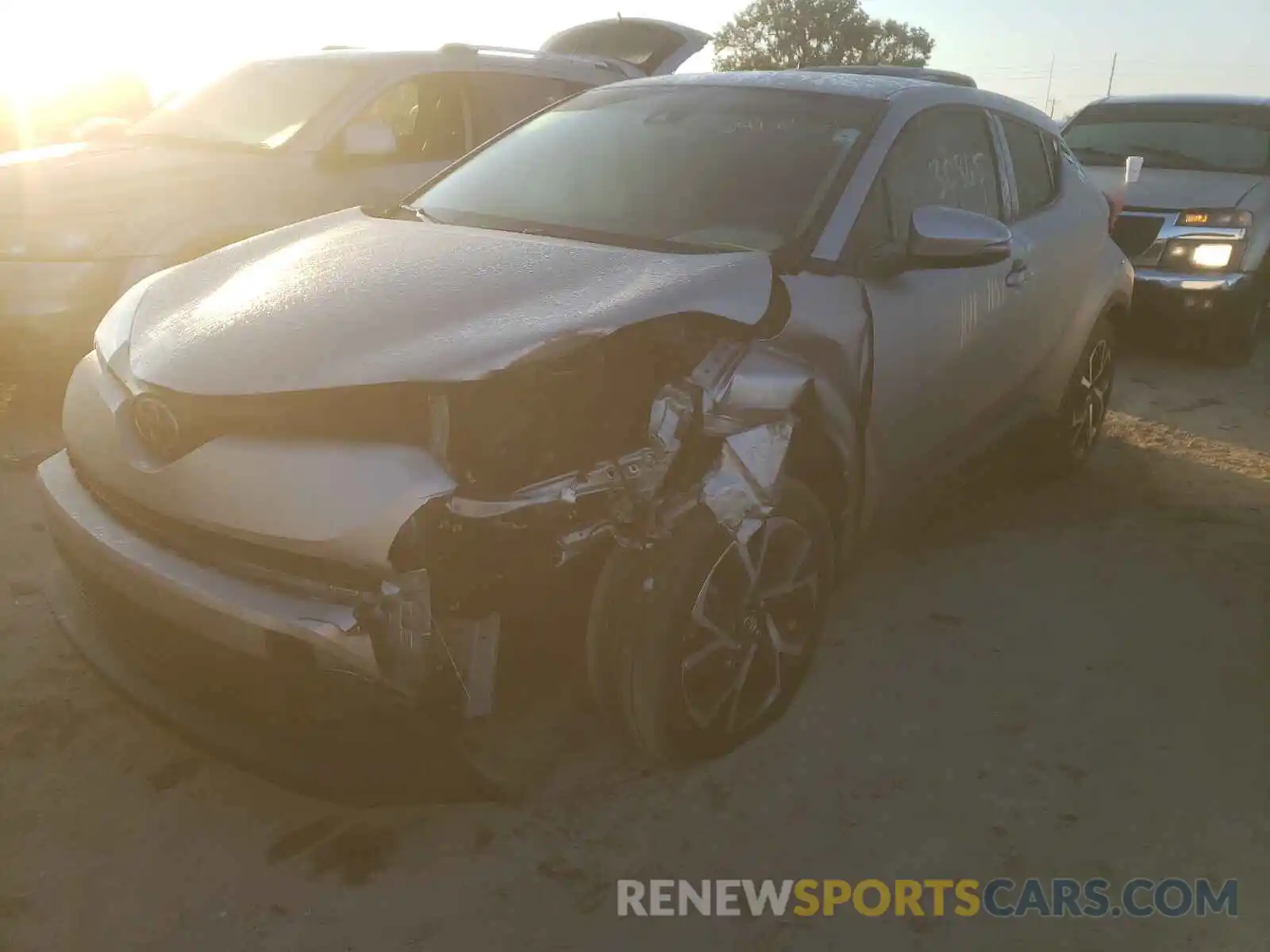 2 Photograph of a damaged car JTNKHMBX5K1013743 TOYOTA C-HR 2019