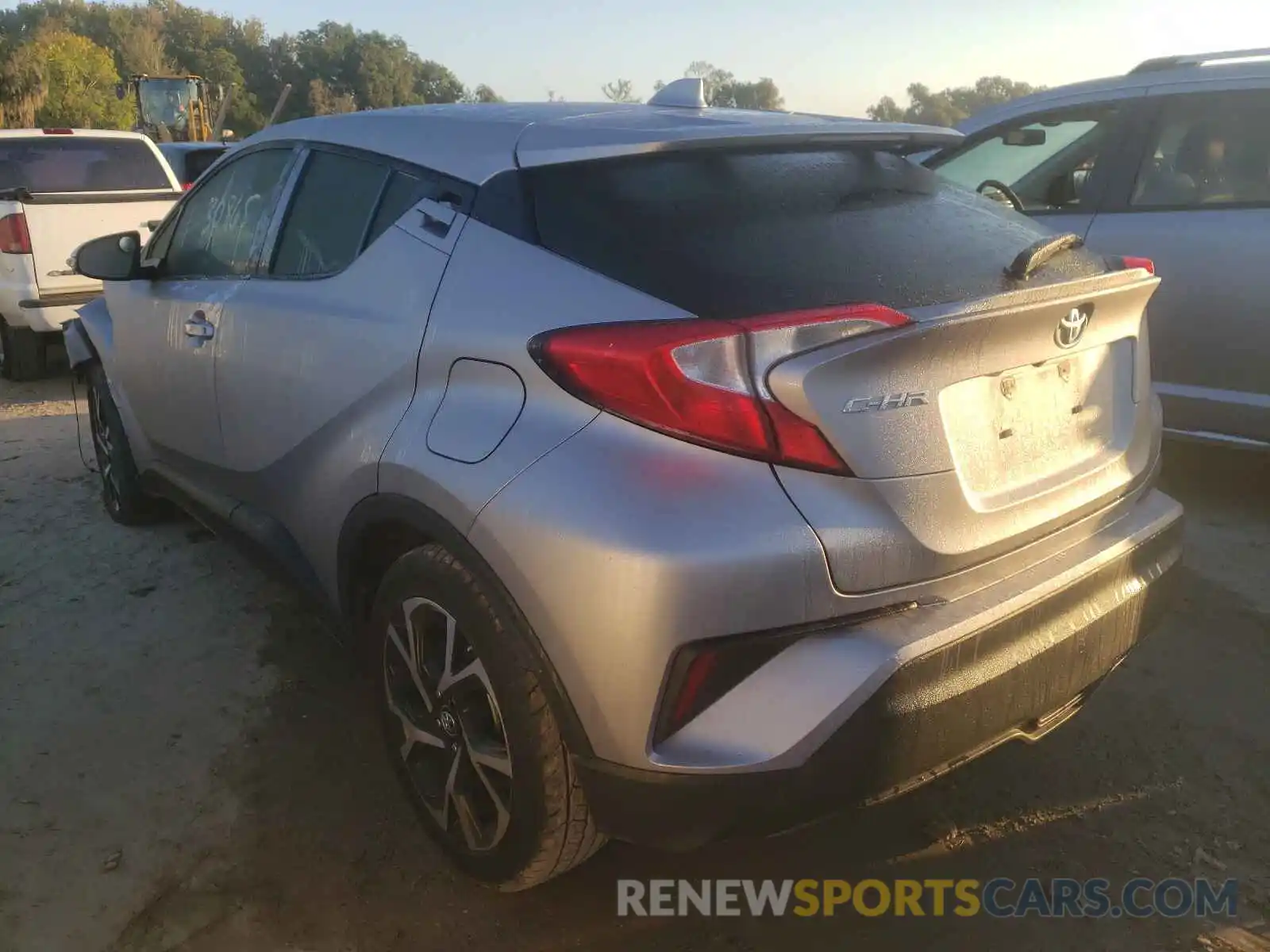 3 Photograph of a damaged car JTNKHMBX5K1013743 TOYOTA C-HR 2019