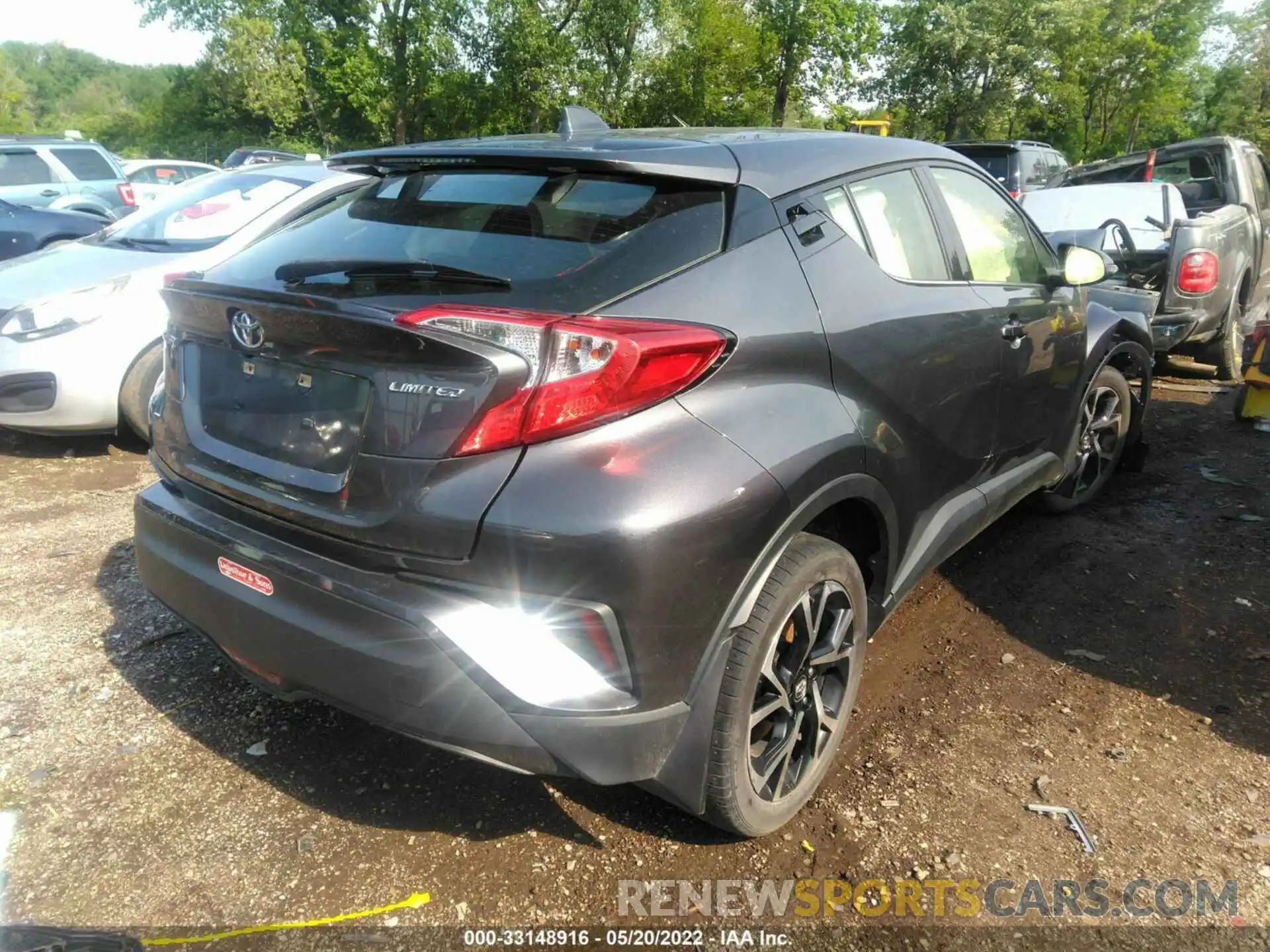 4 Photograph of a damaged car JTNKHMBX5K1014102 TOYOTA C-HR 2019