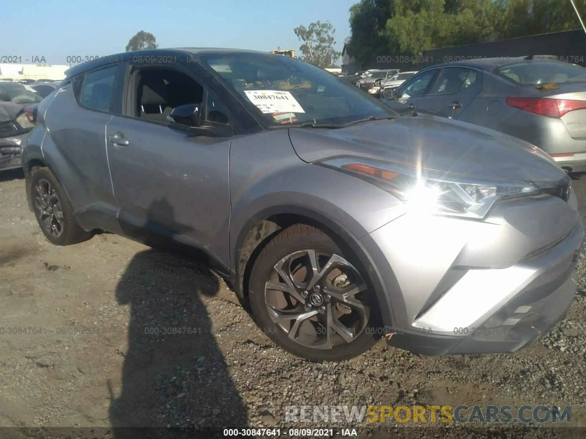 1 Photograph of a damaged car JTNKHMBX5K1014150 TOYOTA C-HR 2019