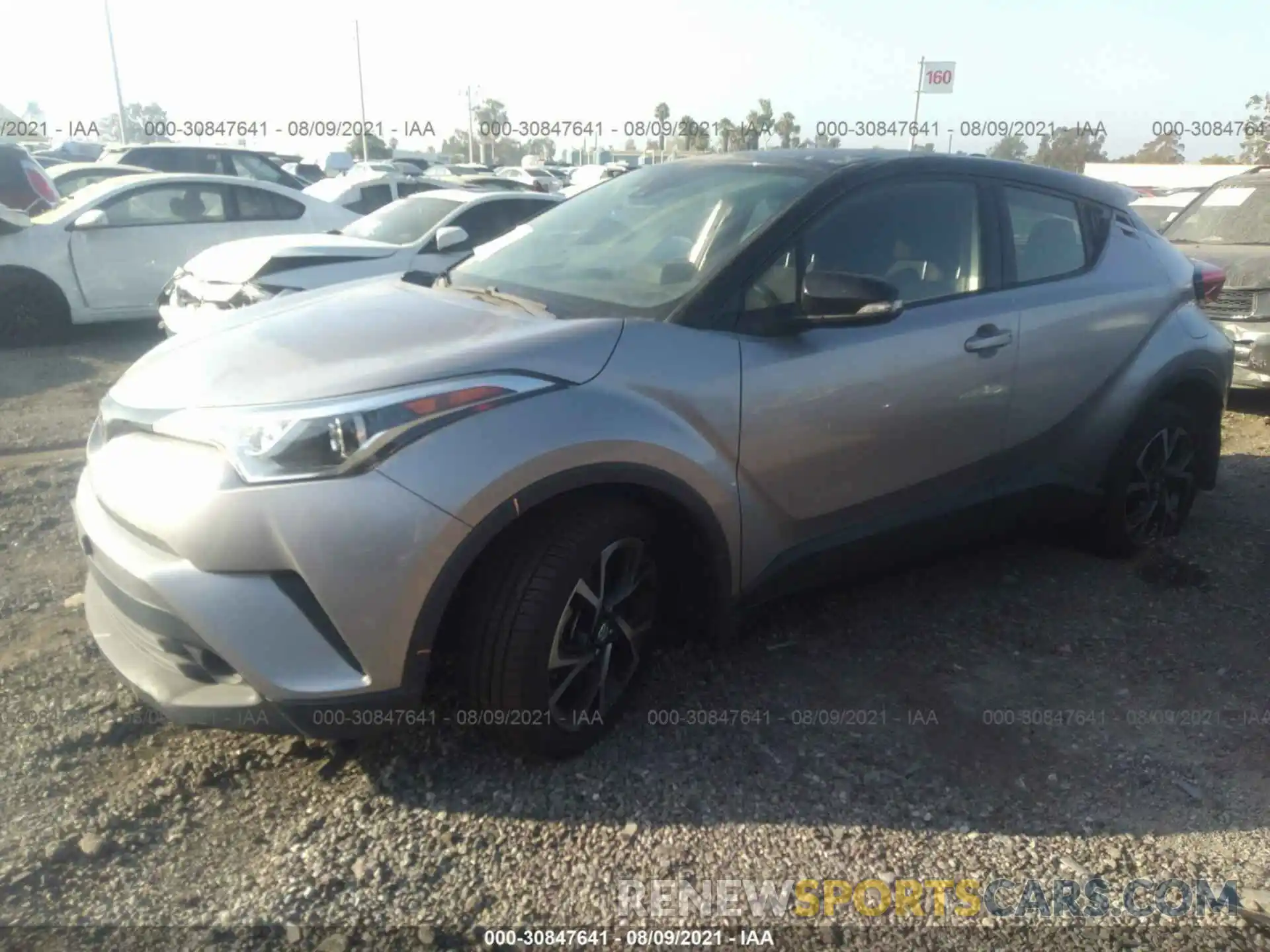 2 Photograph of a damaged car JTNKHMBX5K1014150 TOYOTA C-HR 2019