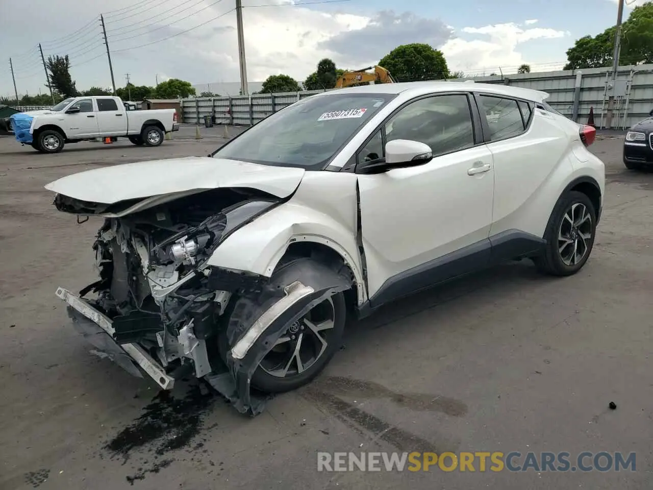 1 Photograph of a damaged car JTNKHMBX5K1014388 TOYOTA C-HR 2019