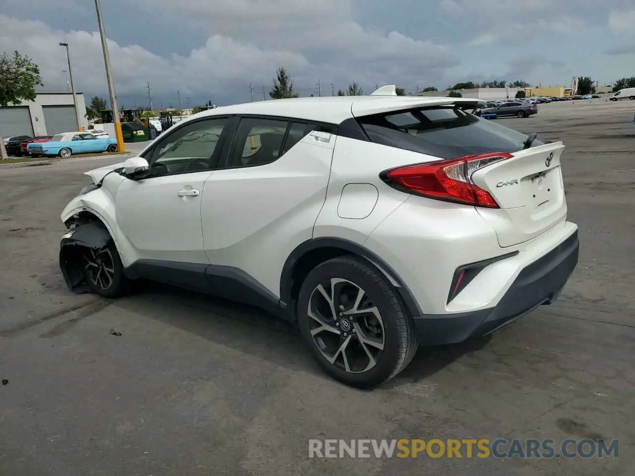 2 Photograph of a damaged car JTNKHMBX5K1014388 TOYOTA C-HR 2019