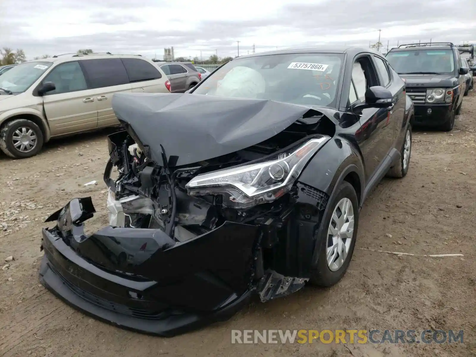 2 Photograph of a damaged car JTNKHMBX5K1015458 TOYOTA C-HR 2019