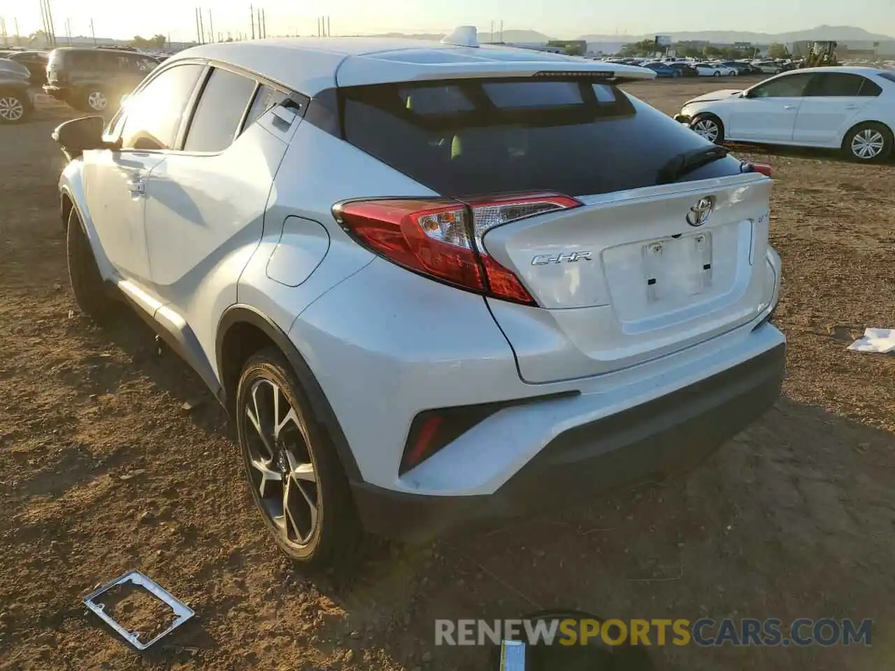 3 Photograph of a damaged car JTNKHMBX5K1015489 TOYOTA C-HR 2019