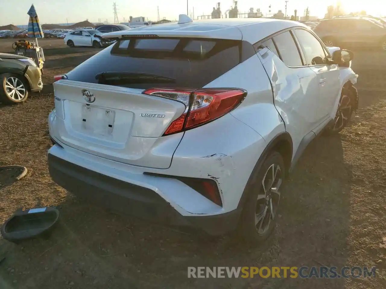 4 Photograph of a damaged car JTNKHMBX5K1015489 TOYOTA C-HR 2019