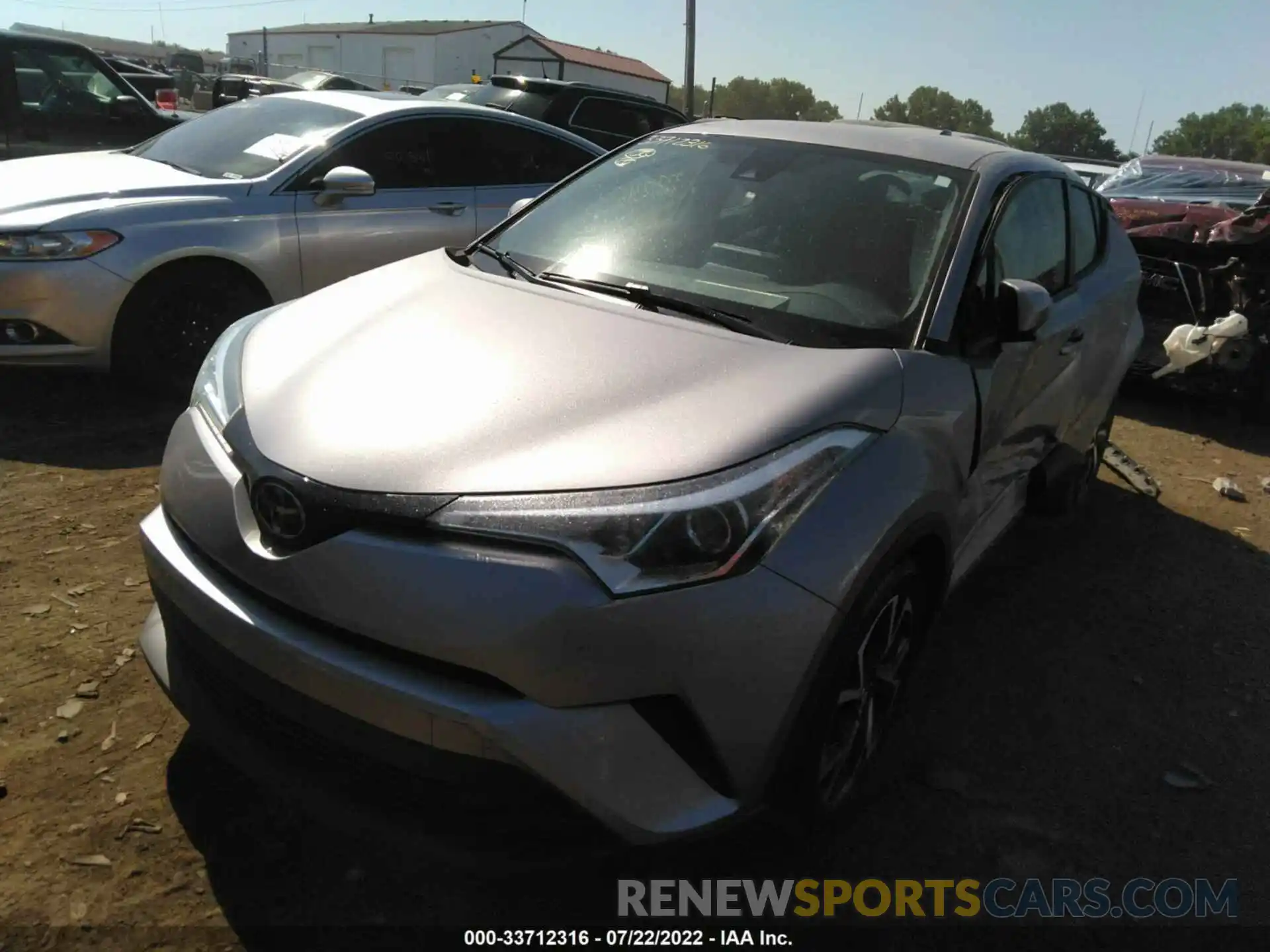 2 Photograph of a damaged car JTNKHMBX5K1016450 TOYOTA C-HR 2019