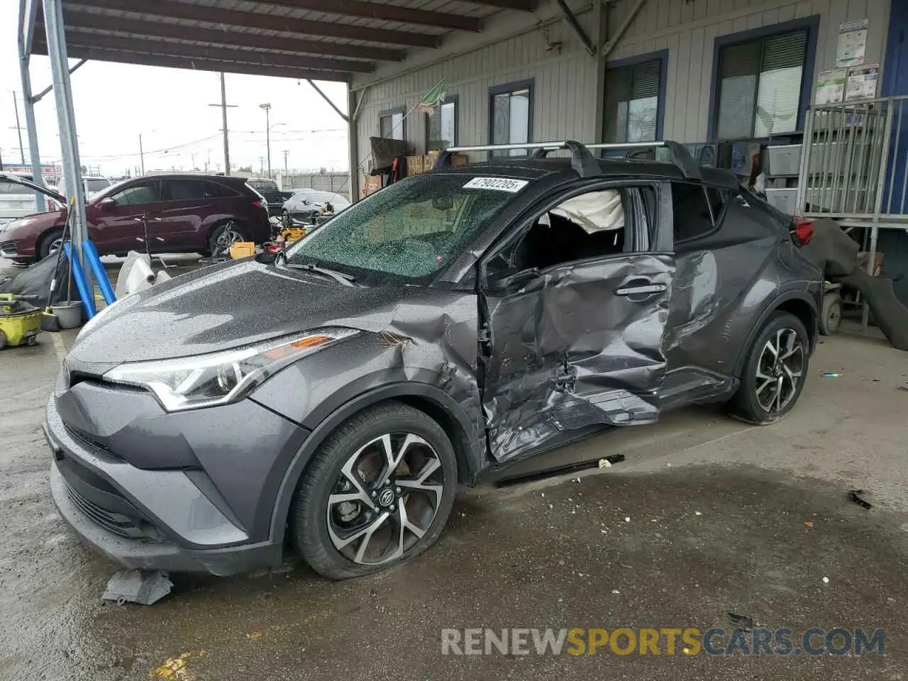 1 Photograph of a damaged car JTNKHMBX5K1017064 TOYOTA C-HR 2019