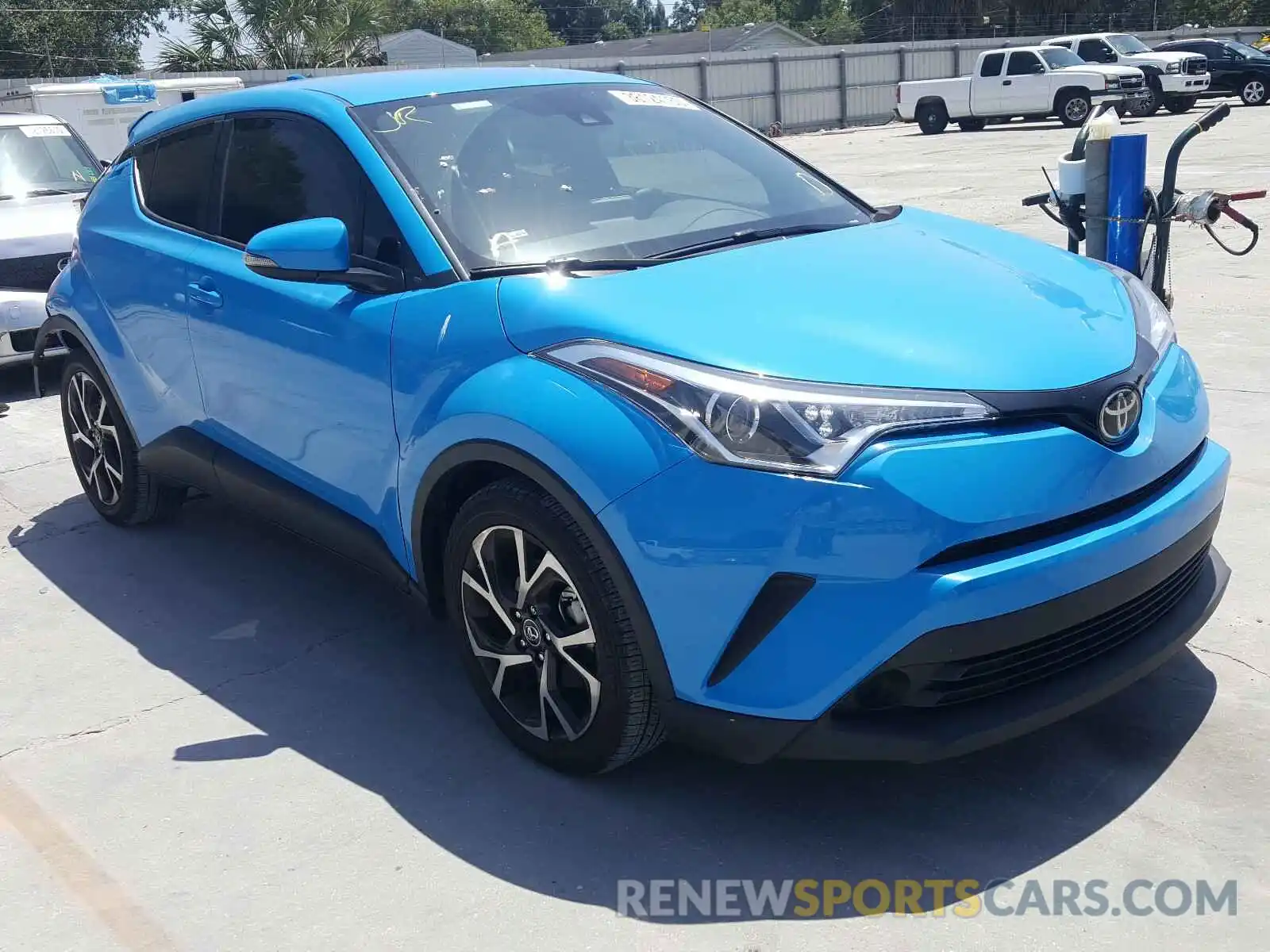 1 Photograph of a damaged car JTNKHMBX5K1017744 TOYOTA C-HR 2019