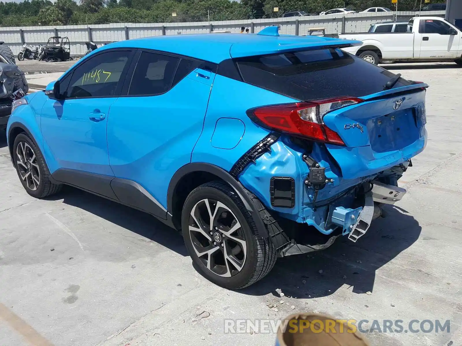 3 Photograph of a damaged car JTNKHMBX5K1017744 TOYOTA C-HR 2019