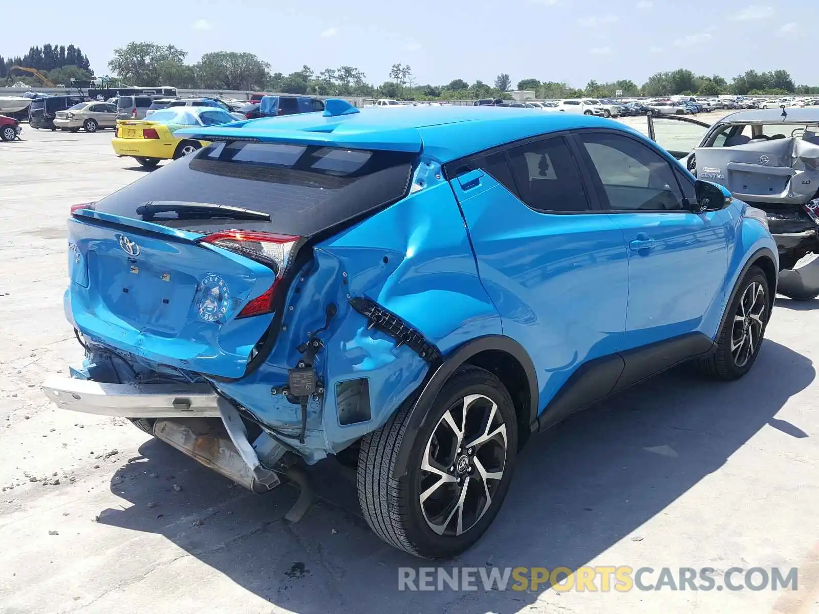 4 Photograph of a damaged car JTNKHMBX5K1017744 TOYOTA C-HR 2019