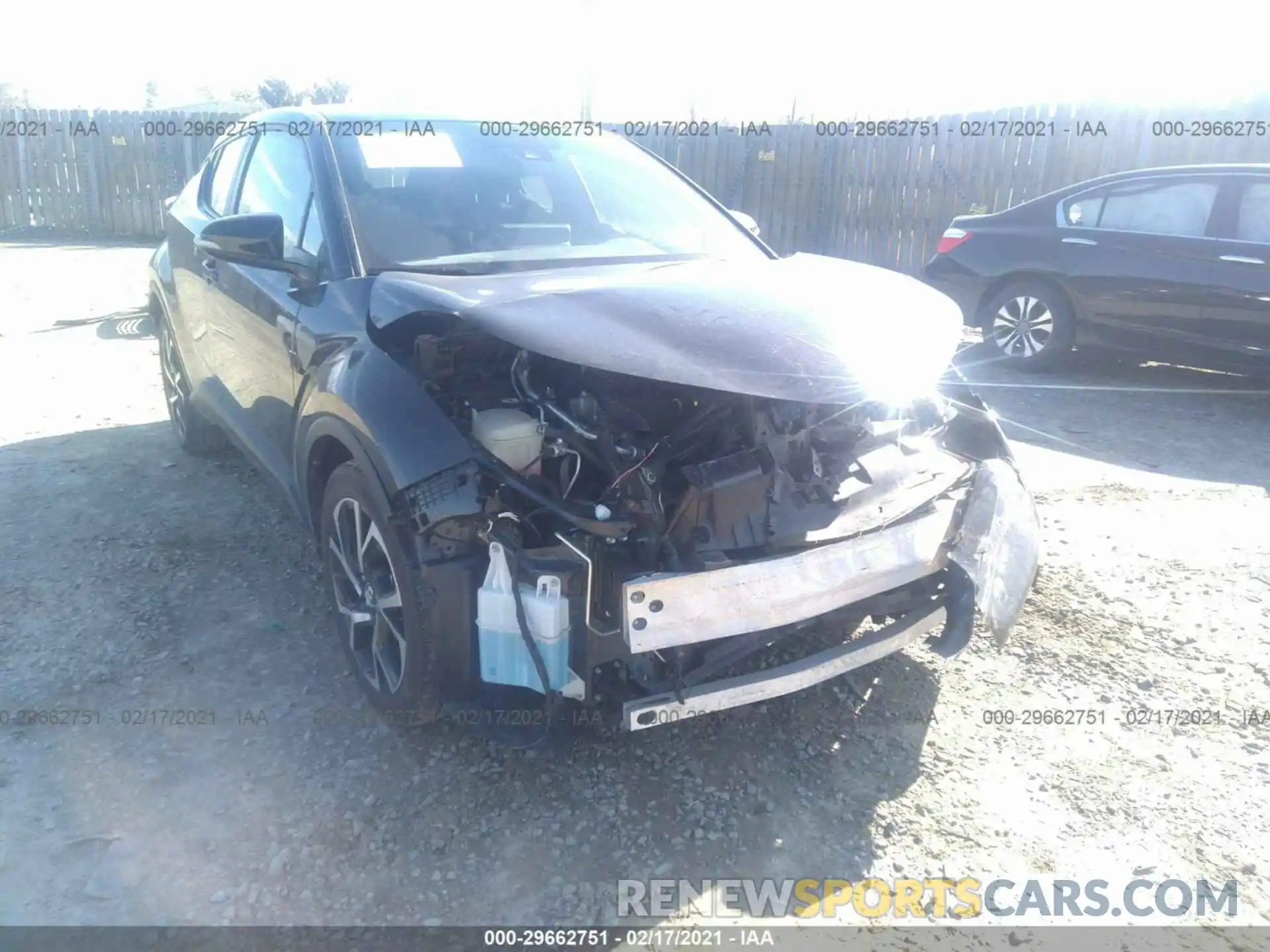 6 Photograph of a damaged car JTNKHMBX5K1019364 TOYOTA C-HR 2019