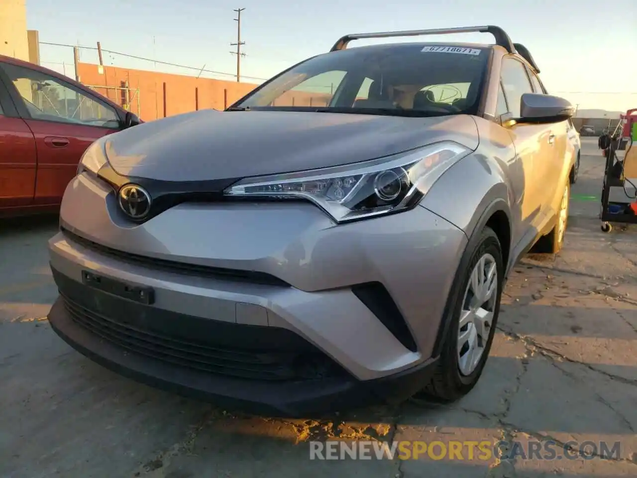 2 Photograph of a damaged car JTNKHMBX5K1020062 TOYOTA C-HR 2019