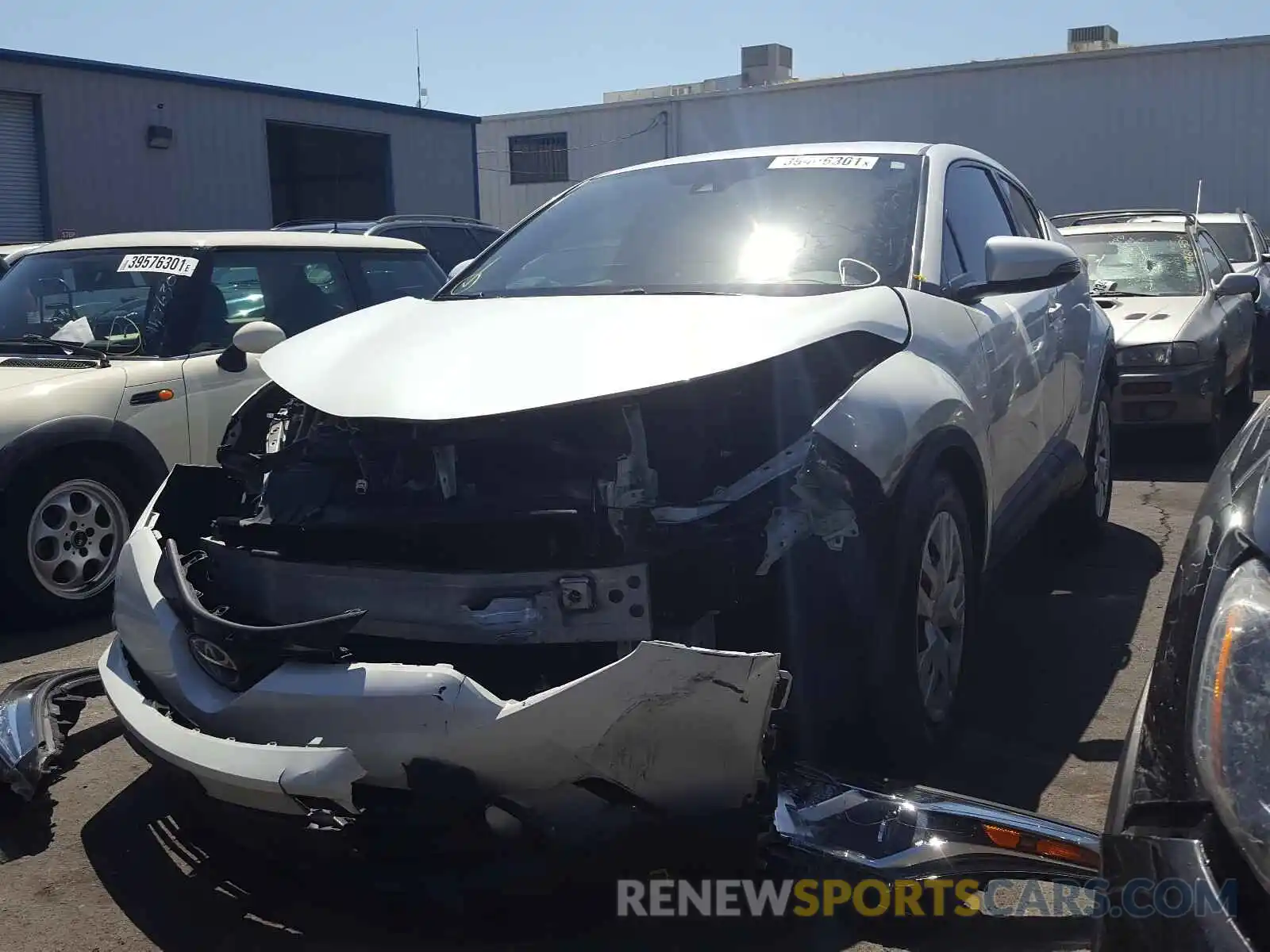 2 Photograph of a damaged car JTNKHMBX5K1020630 TOYOTA C-HR 2019