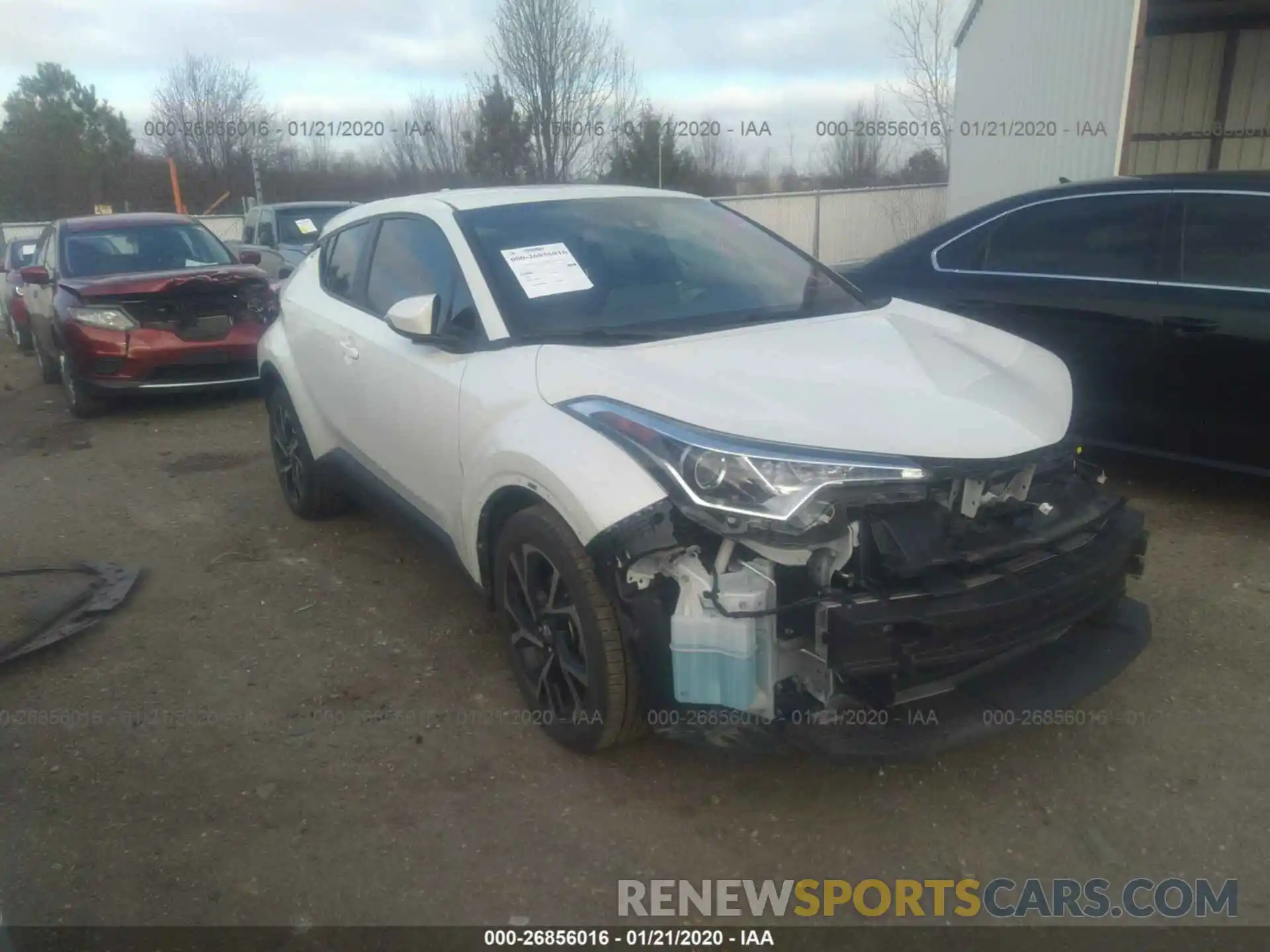 1 Photograph of a damaged car JTNKHMBX5K1022815 TOYOTA C-HR 2019