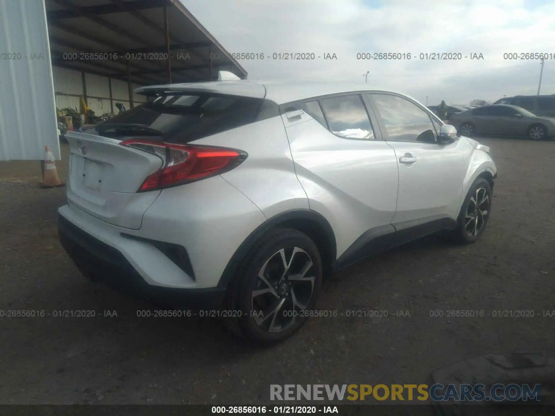 4 Photograph of a damaged car JTNKHMBX5K1022815 TOYOTA C-HR 2019