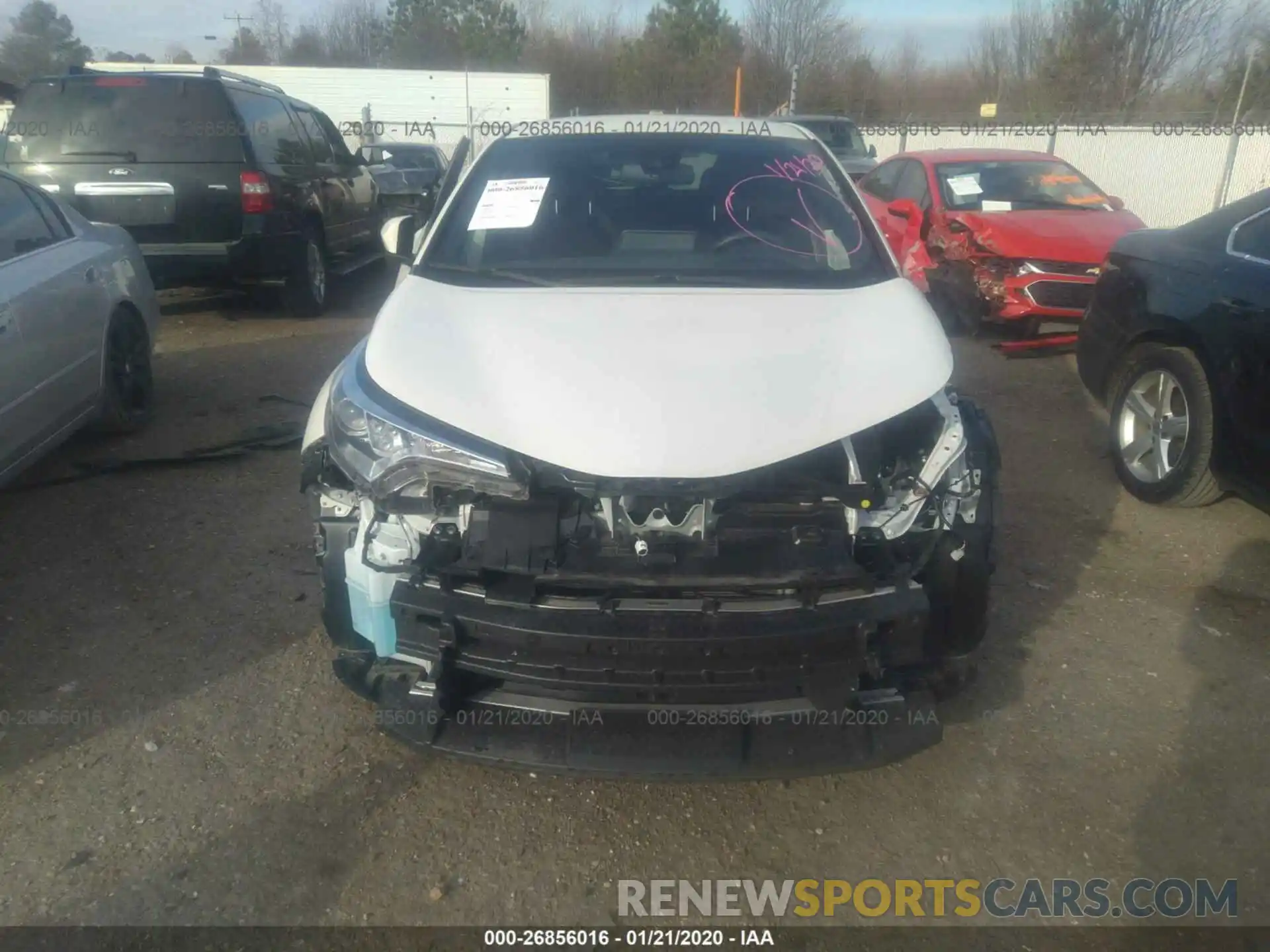 6 Photograph of a damaged car JTNKHMBX5K1022815 TOYOTA C-HR 2019