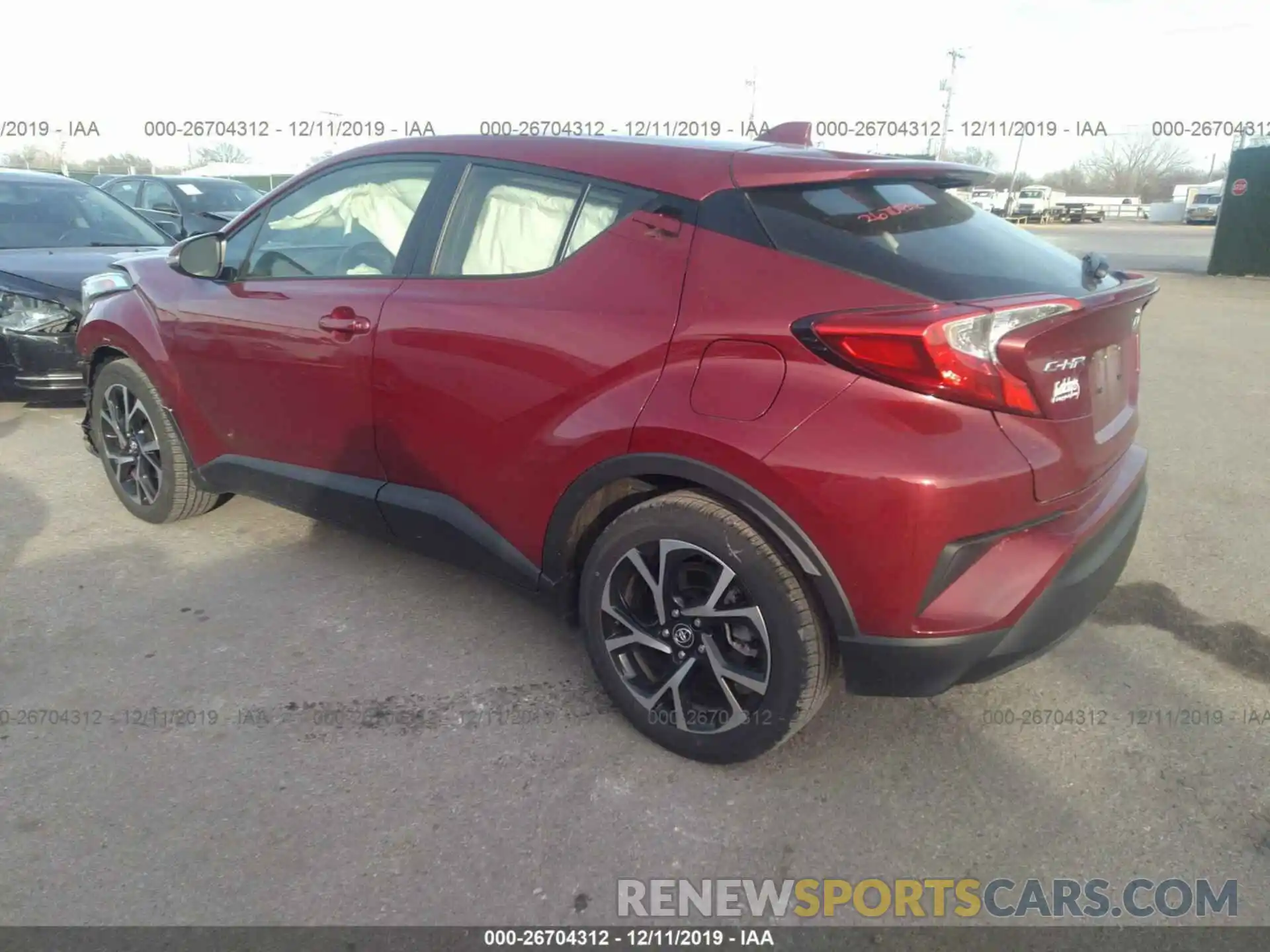 3 Photograph of a damaged car JTNKHMBX5K1022846 TOYOTA C-HR 2019