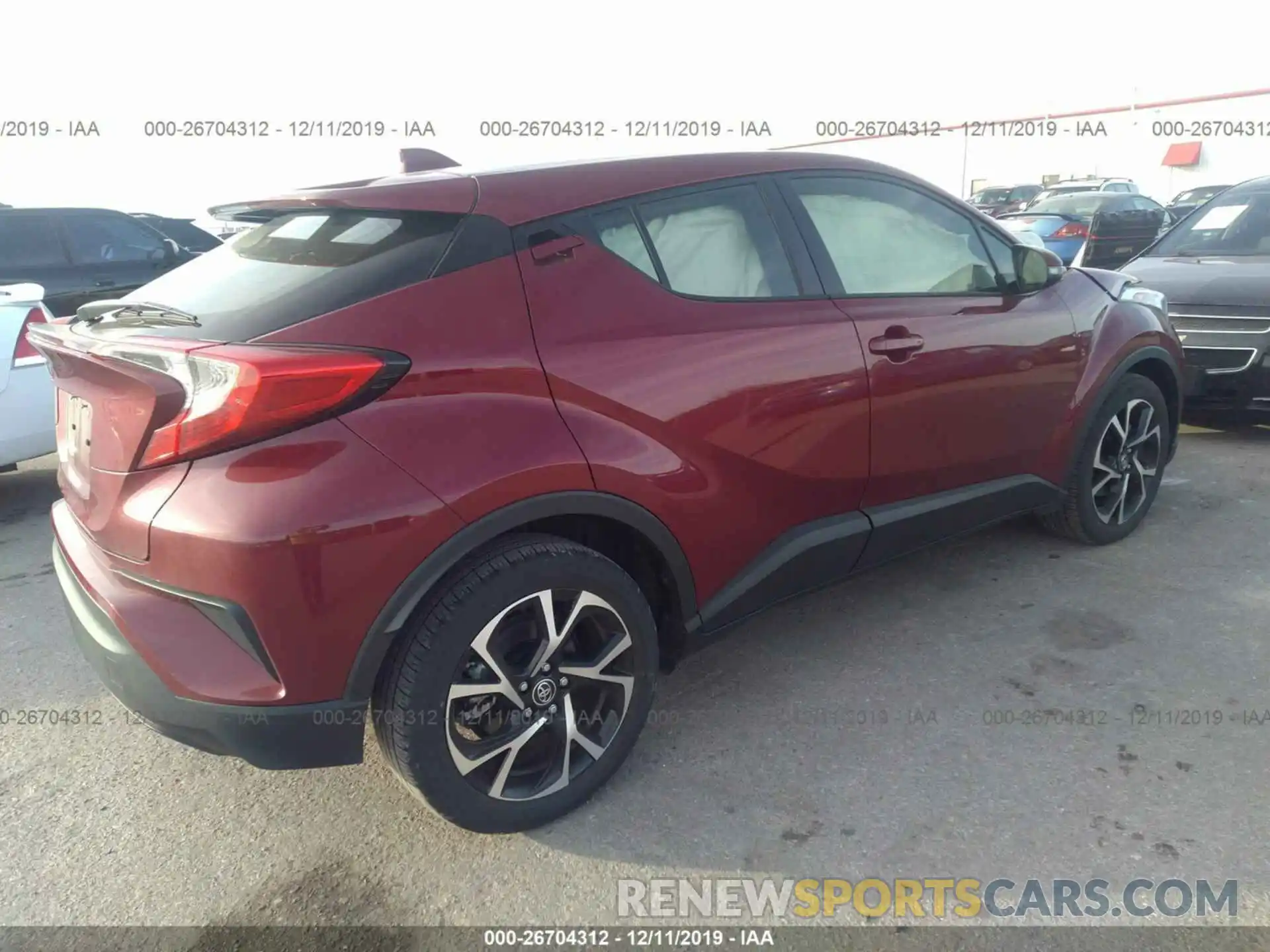 4 Photograph of a damaged car JTNKHMBX5K1022846 TOYOTA C-HR 2019