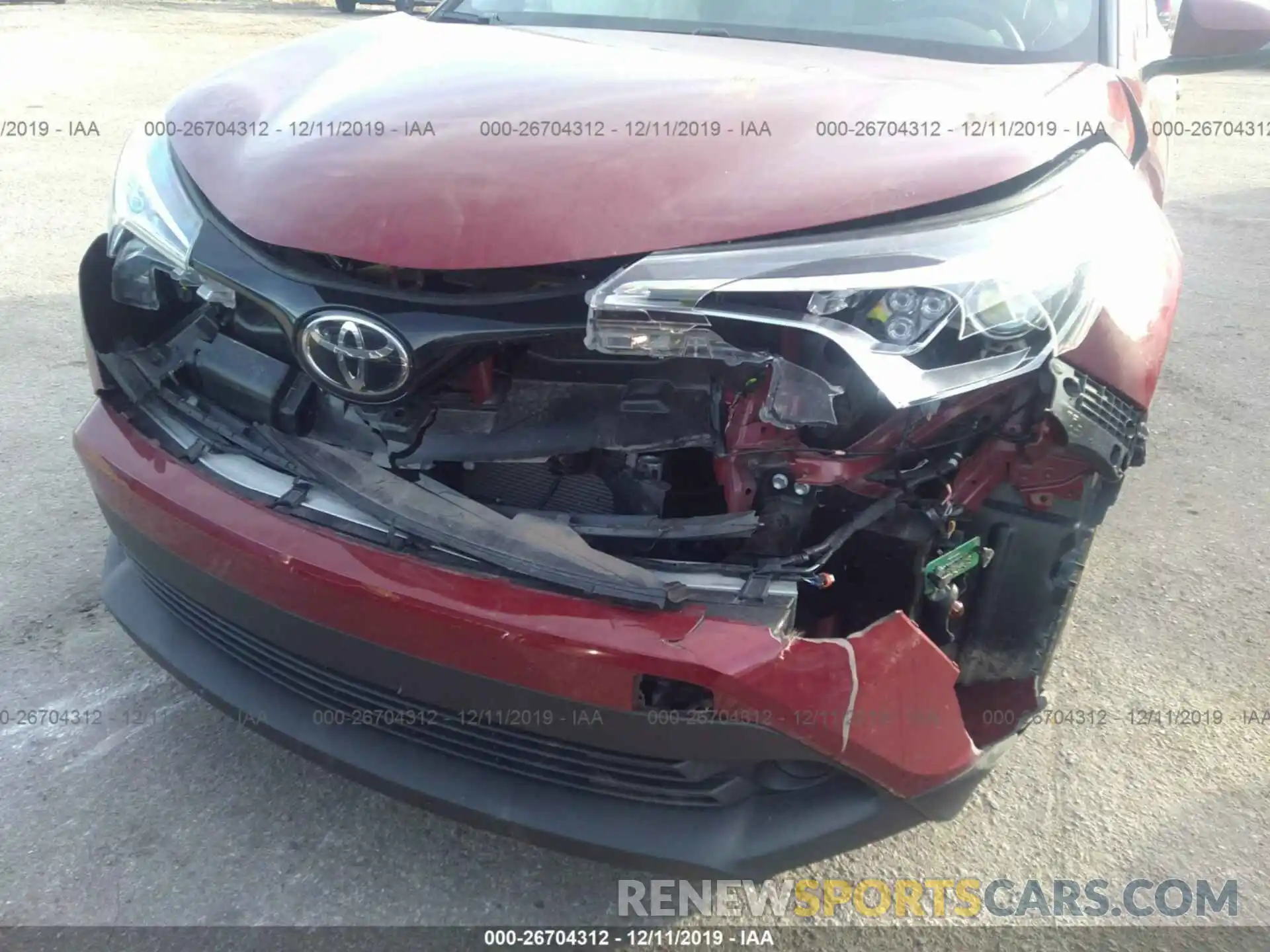 6 Photograph of a damaged car JTNKHMBX5K1022846 TOYOTA C-HR 2019