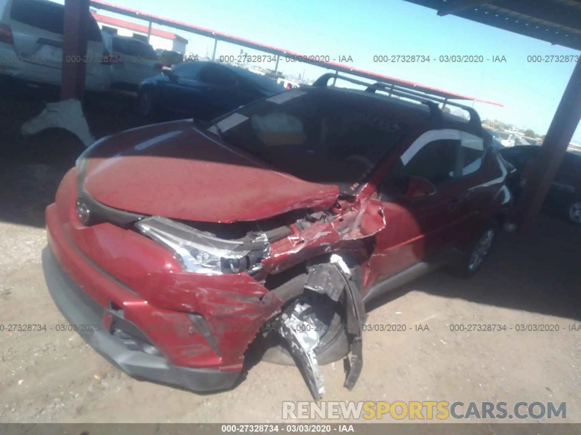 2 Photograph of a damaged car JTNKHMBX5K1023401 TOYOTA C-HR 2019