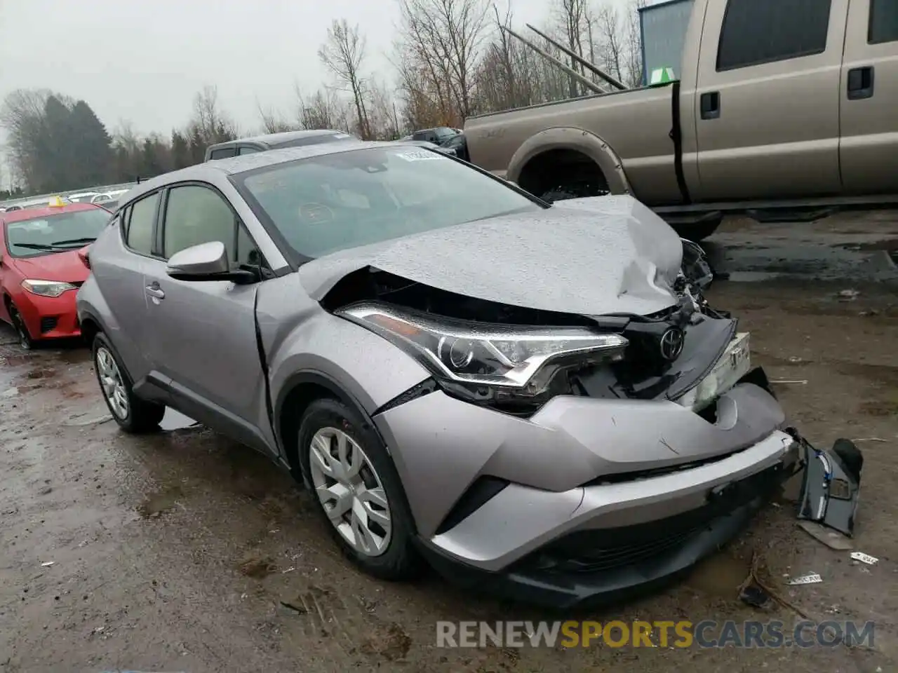 1 Photograph of a damaged car JTNKHMBX5K1024452 TOYOTA C-HR 2019