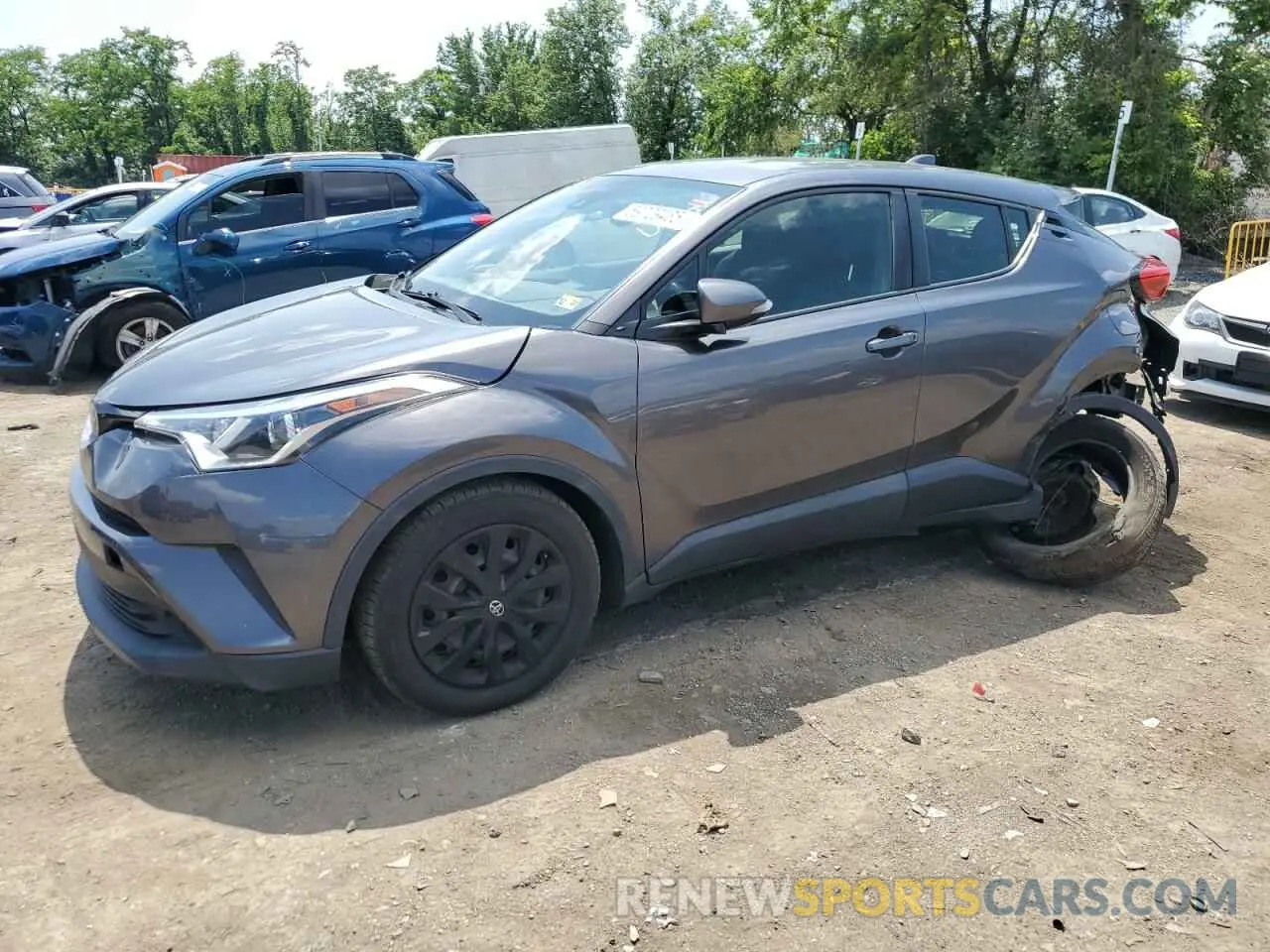1 Photograph of a damaged car JTNKHMBX5K1025973 TOYOTA C-HR 2019