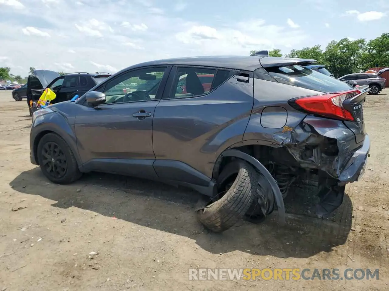 2 Photograph of a damaged car JTNKHMBX5K1025973 TOYOTA C-HR 2019