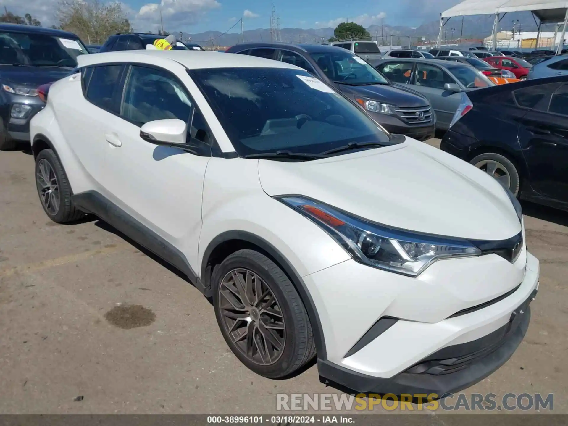 1 Photograph of a damaged car JTNKHMBX5K1028307 TOYOTA C-HR 2019