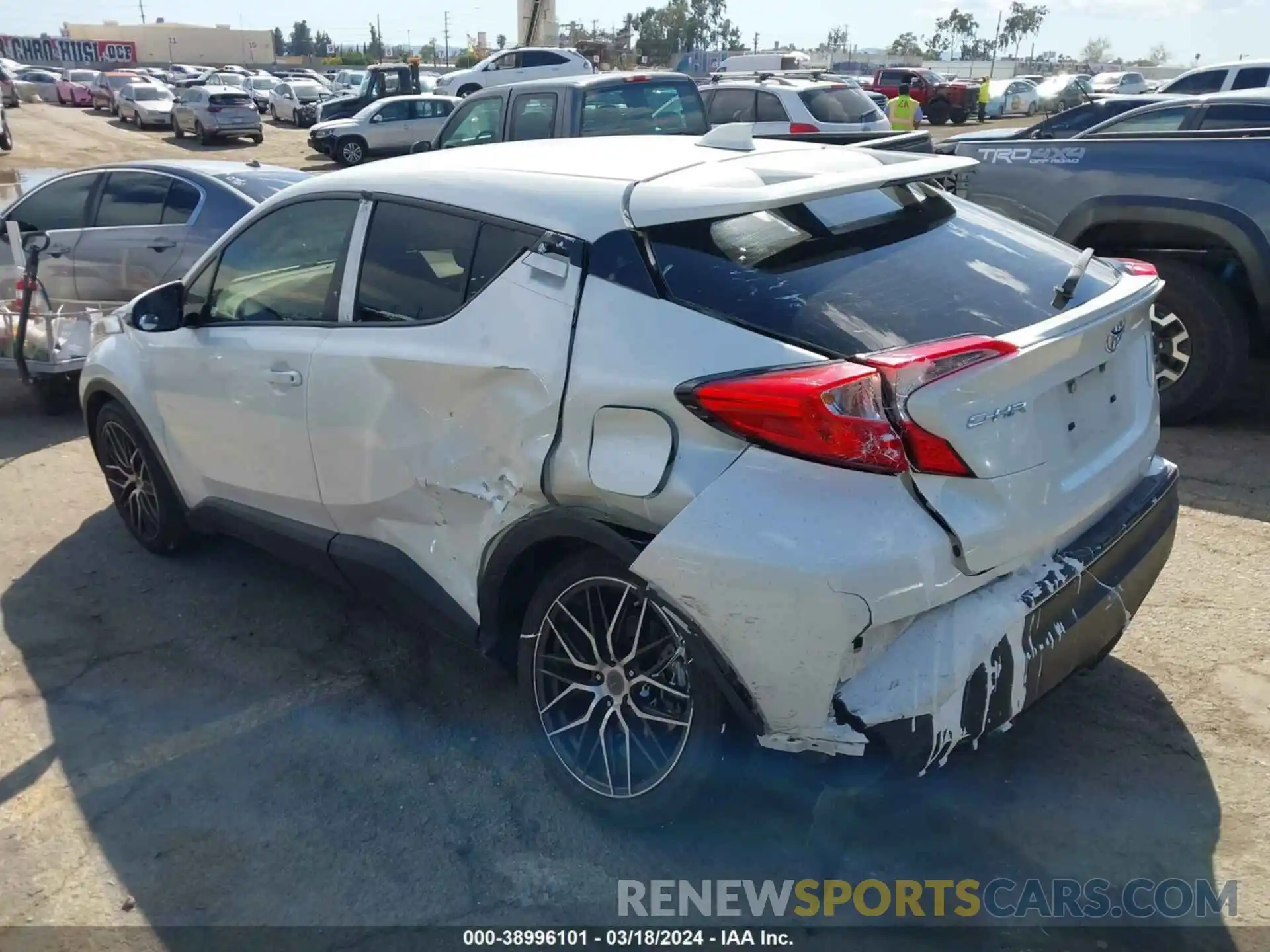 3 Photograph of a damaged car JTNKHMBX5K1028307 TOYOTA C-HR 2019