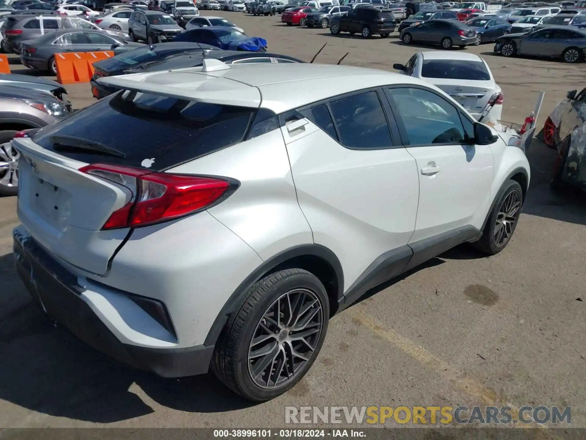 4 Photograph of a damaged car JTNKHMBX5K1028307 TOYOTA C-HR 2019