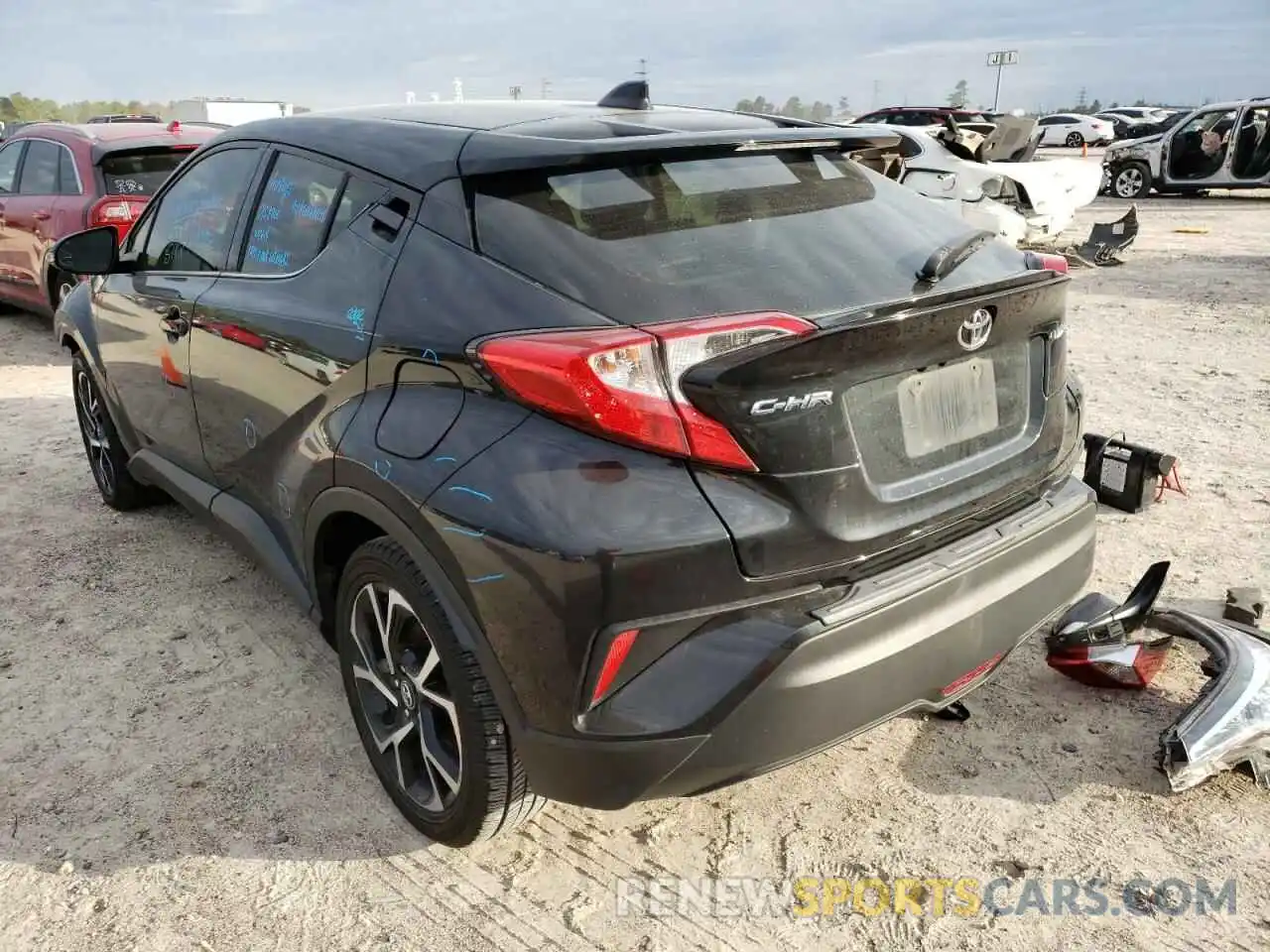 2 Photograph of a damaged car JTNKHMBX5K1028310 TOYOTA C-HR 2019