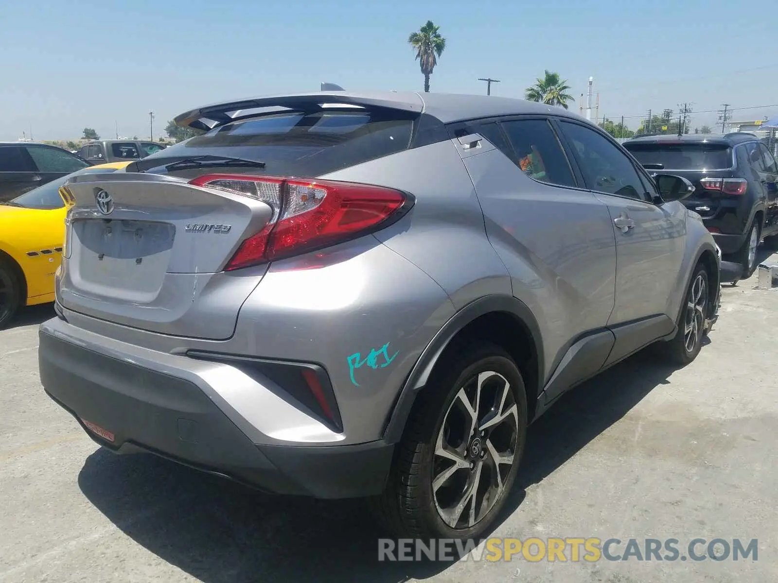 4 Photograph of a damaged car JTNKHMBX5K1028730 TOYOTA C-HR 2019