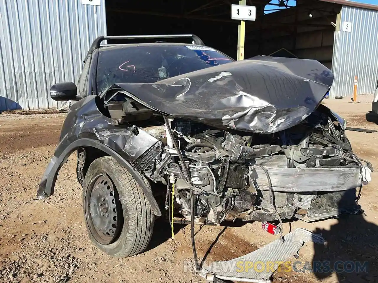 9 Photograph of a damaged car JTNKHMBX5K1029778 TOYOTA C-HR 2019