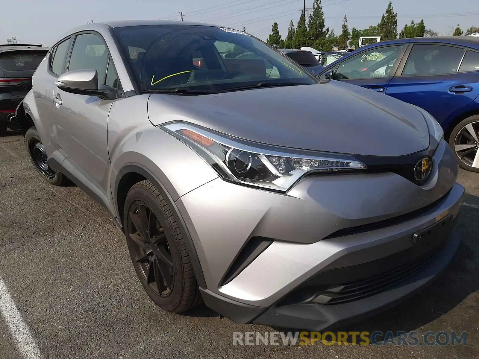 1 Photograph of a damaged car JTNKHMBX5K1031837 TOYOTA C-HR 2019