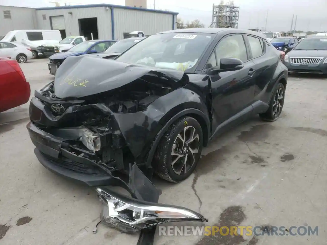 2 Photograph of a damaged car JTNKHMBX5K1032647 TOYOTA C-HR 2019