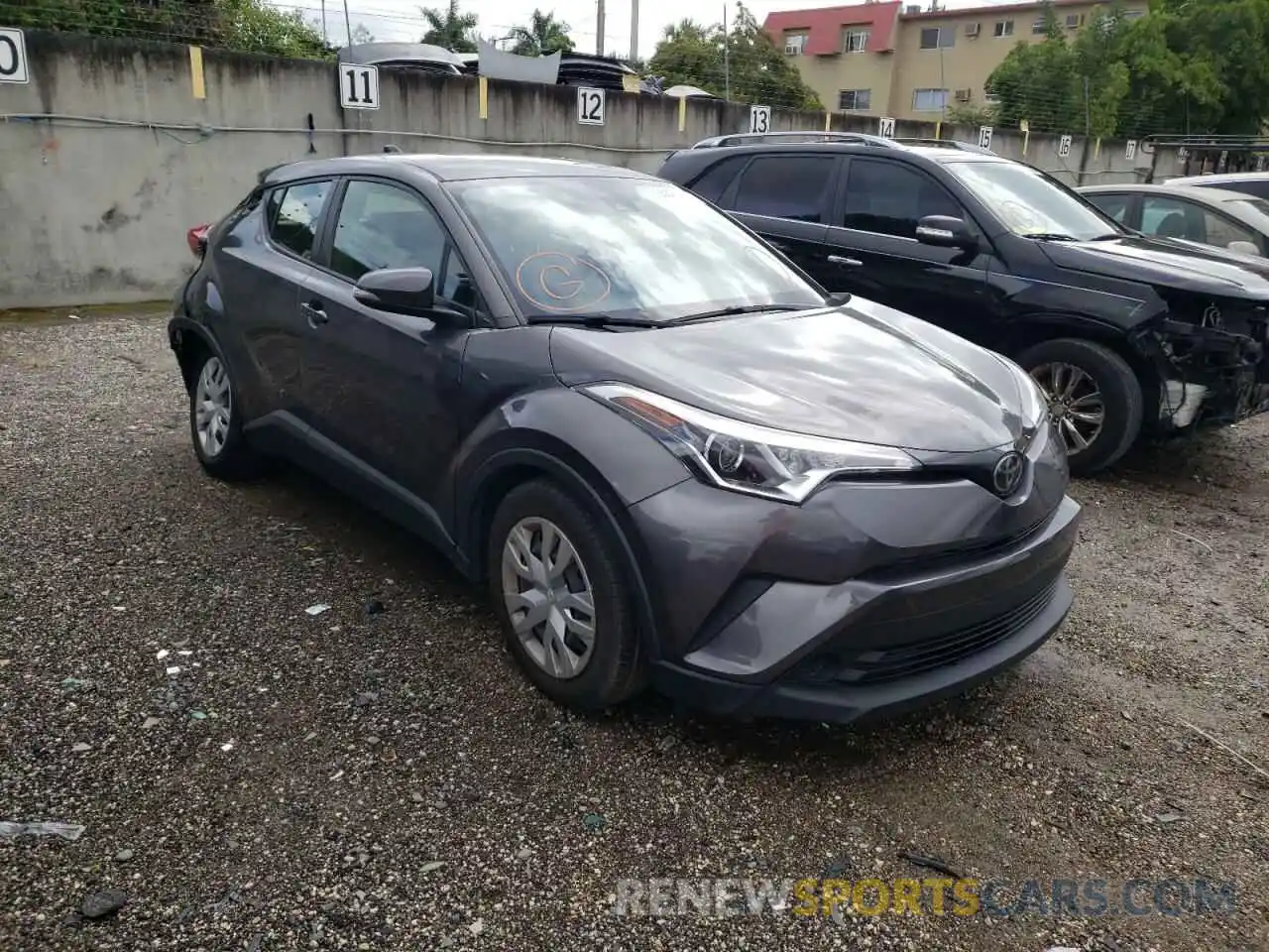 1 Photograph of a damaged car JTNKHMBX5K1035435 TOYOTA C-HR 2019