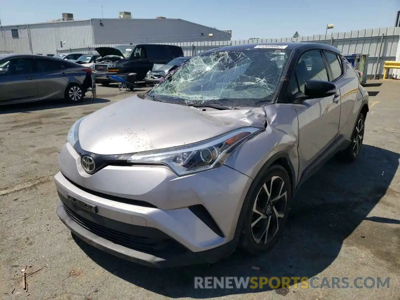 2 Photograph of a damaged car JTNKHMBX5K1035659 TOYOTA C-HR 2019