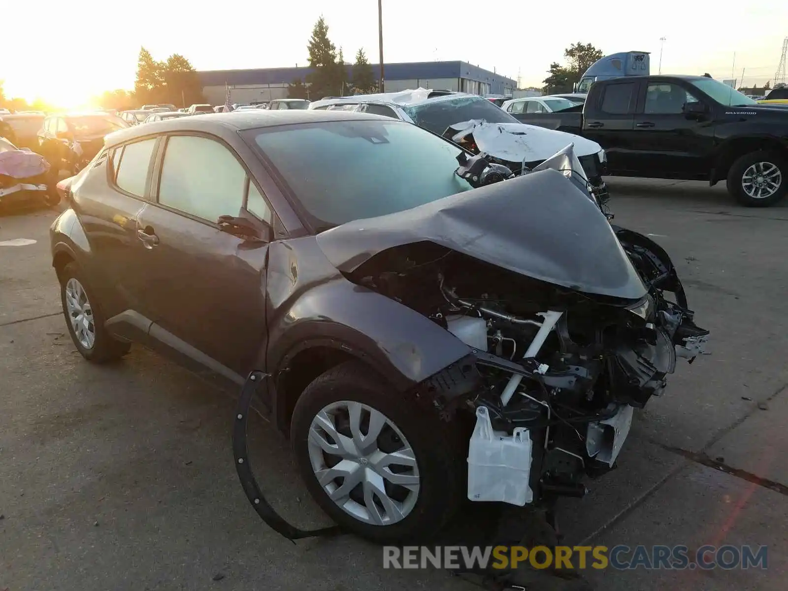 1 Photograph of a damaged car JTNKHMBX5K1035774 TOYOTA C-HR 2019