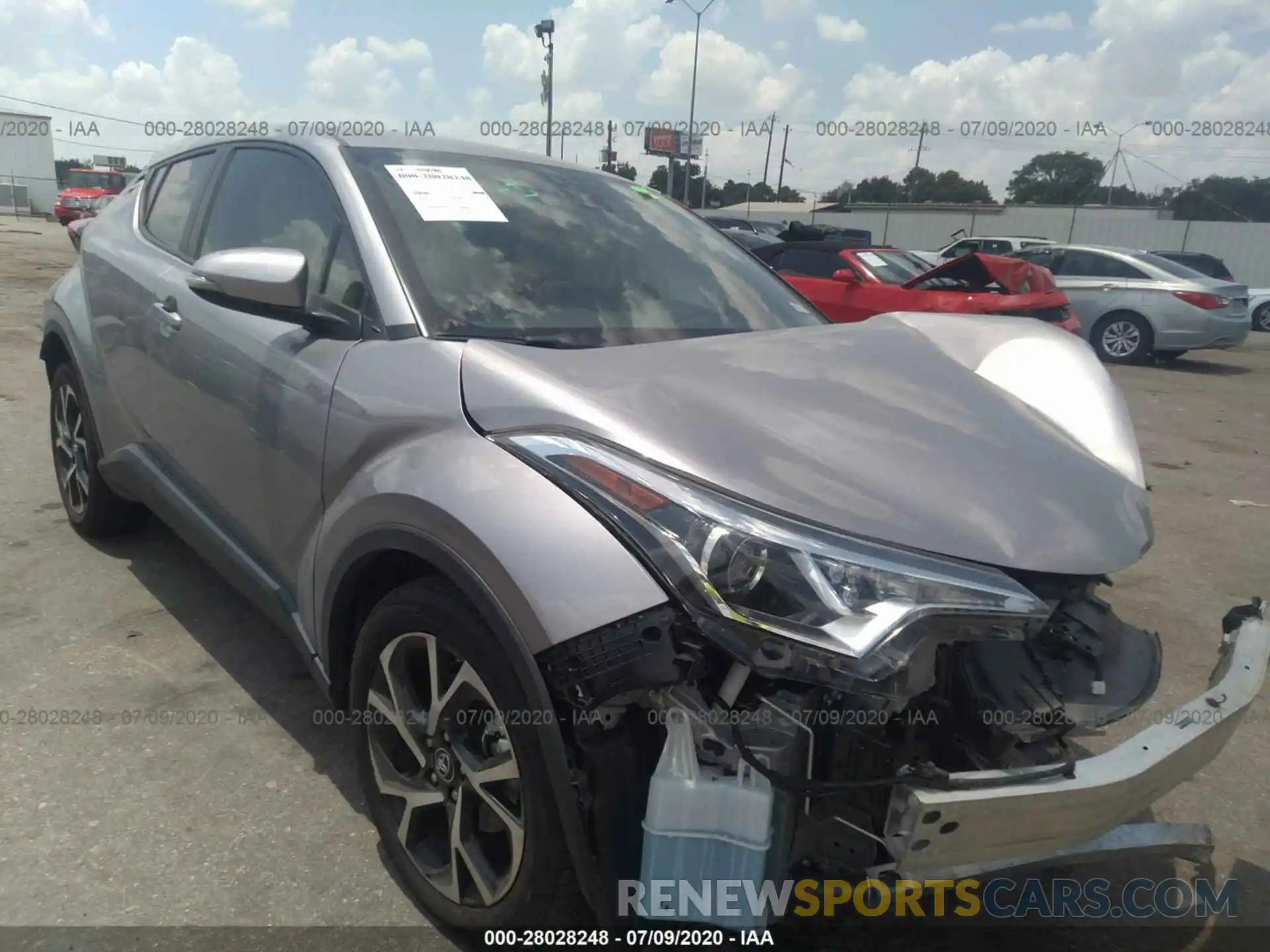 1 Photograph of a damaged car JTNKHMBX5K1036584 TOYOTA C-HR 2019