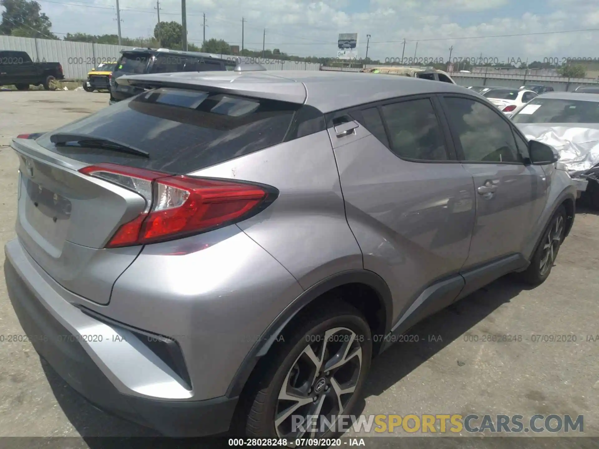 4 Photograph of a damaged car JTNKHMBX5K1036584 TOYOTA C-HR 2019